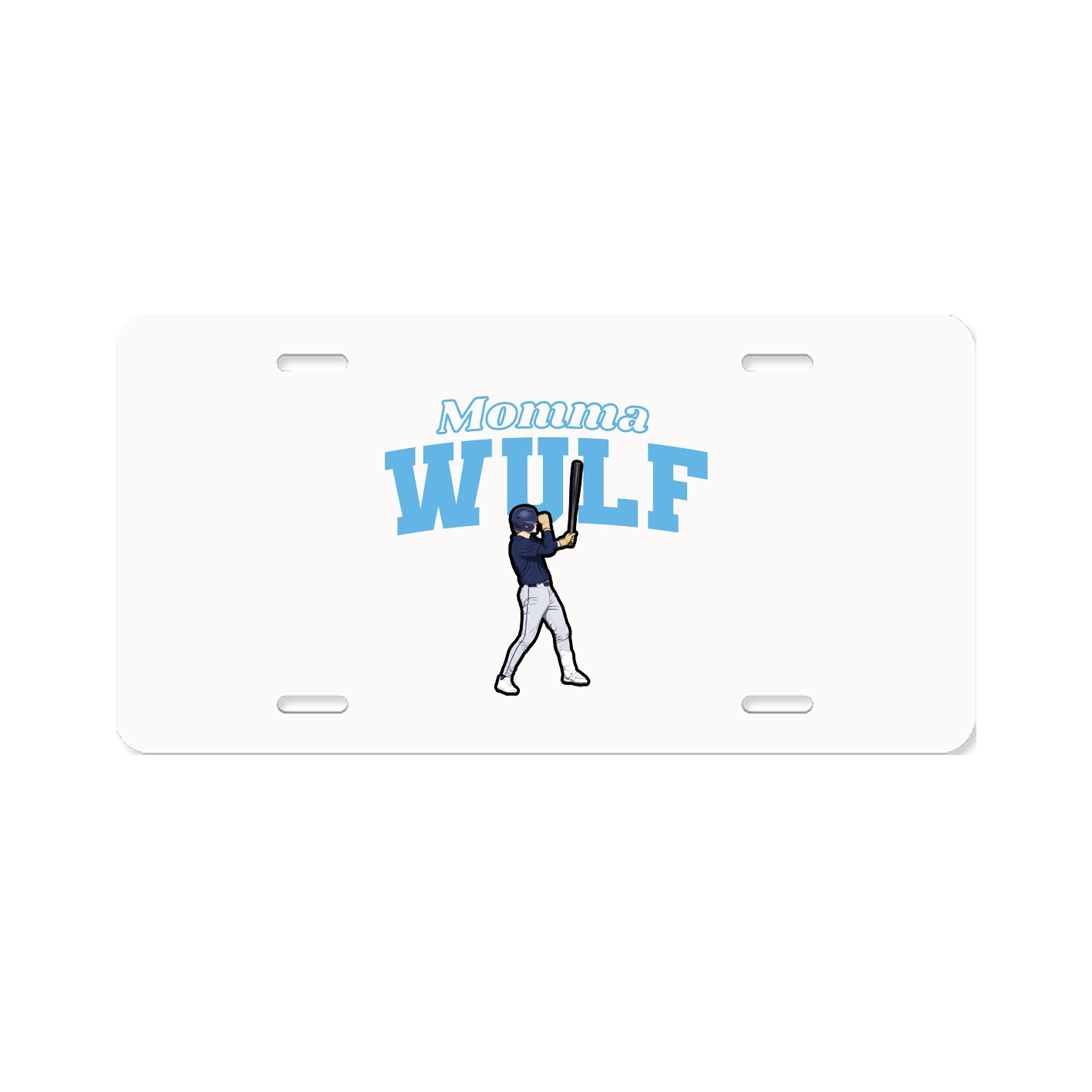 License Plate — Mothers Day Block in Classic