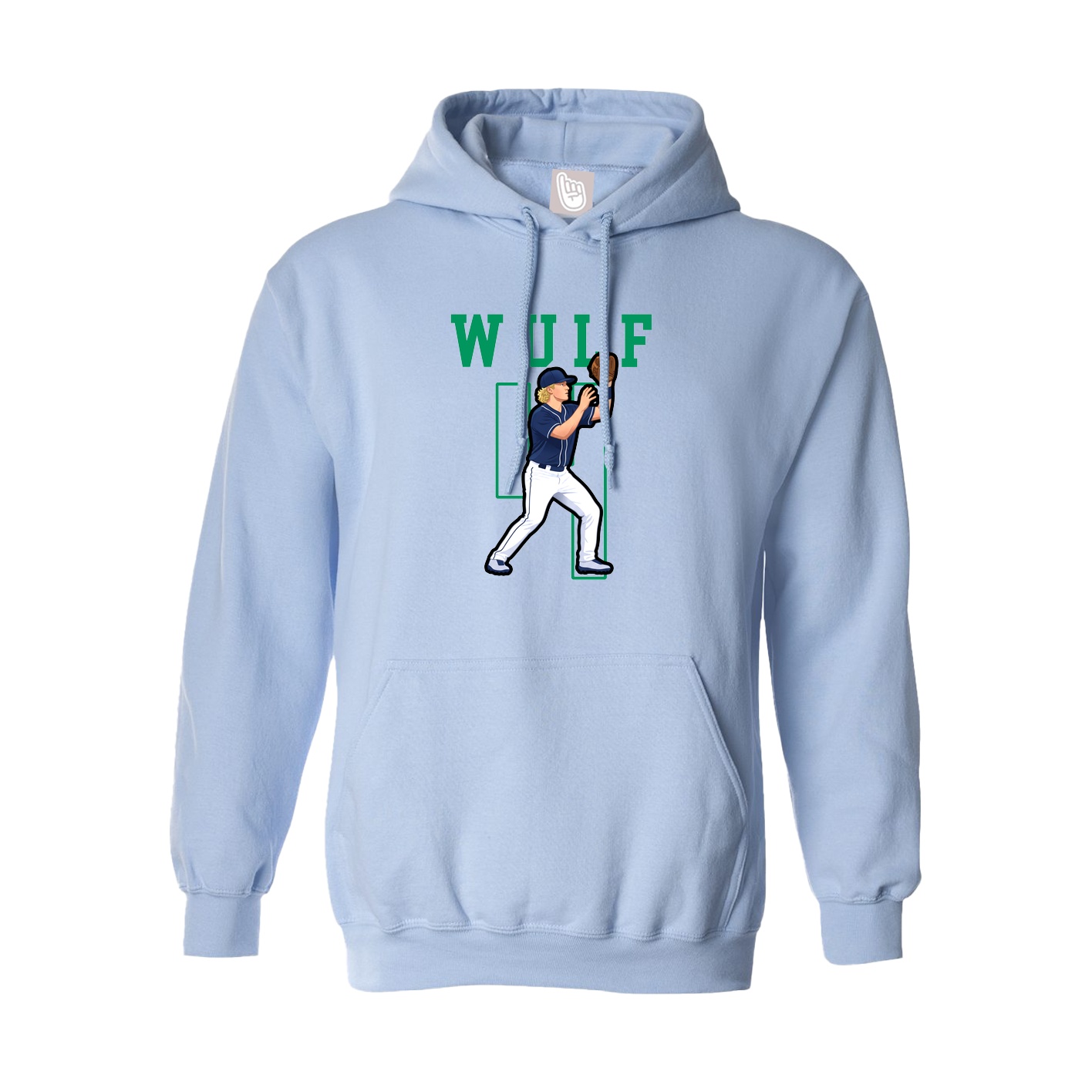 Hoodie — Shirsey in Light Blue