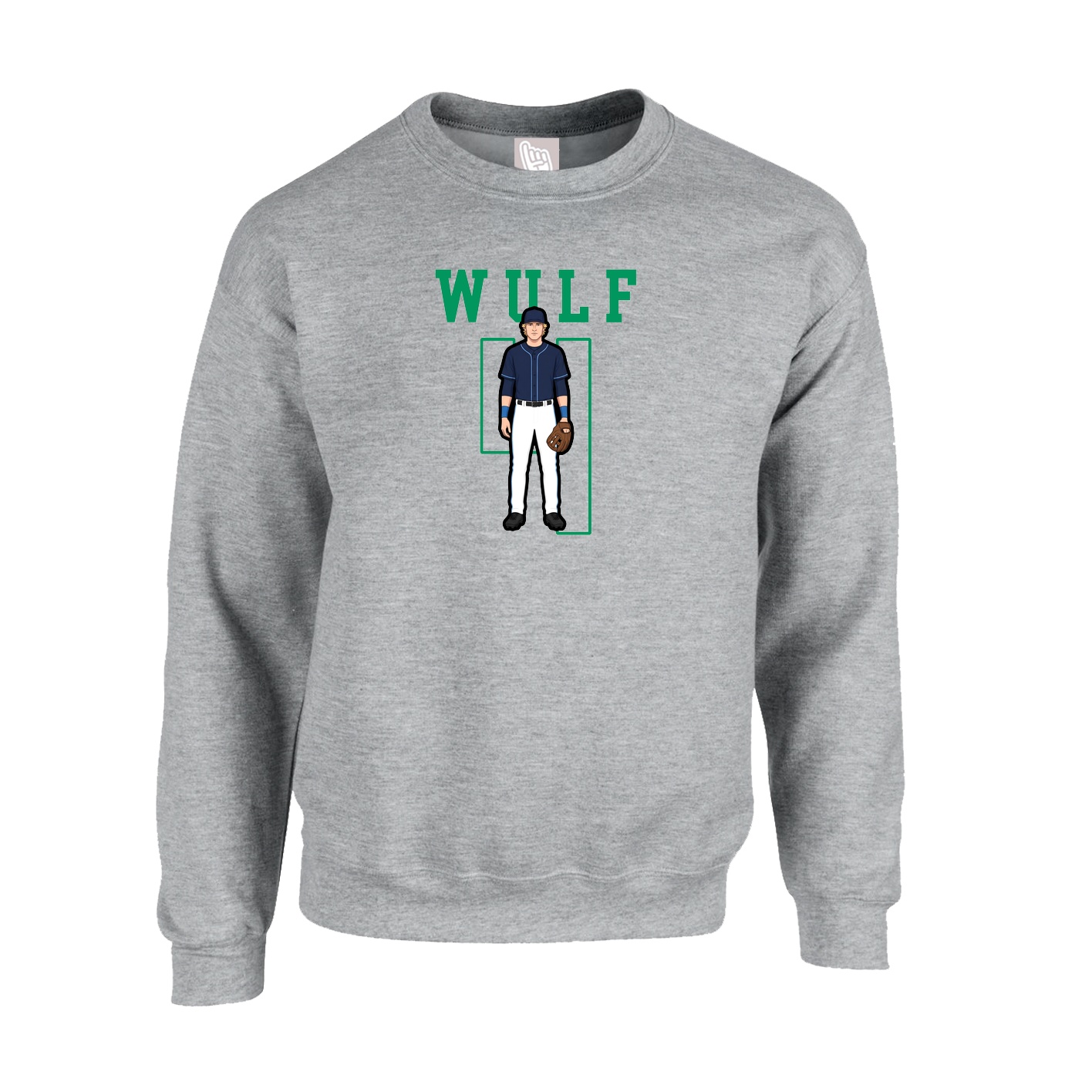 Fleece Crew — Shirsey in Grey