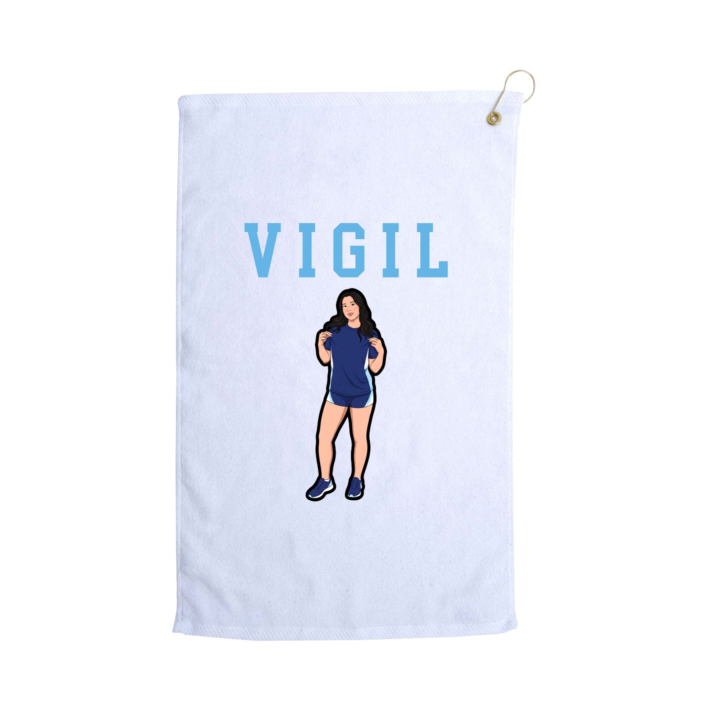 Golf Towel — Shirsey in White