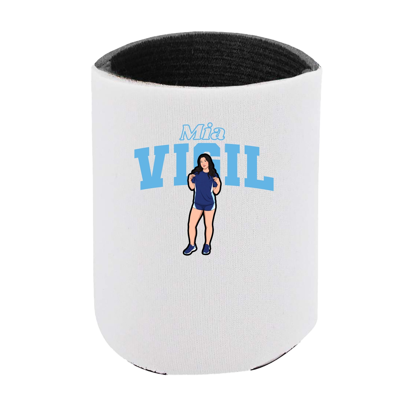 Can Holder — Name Arch in White