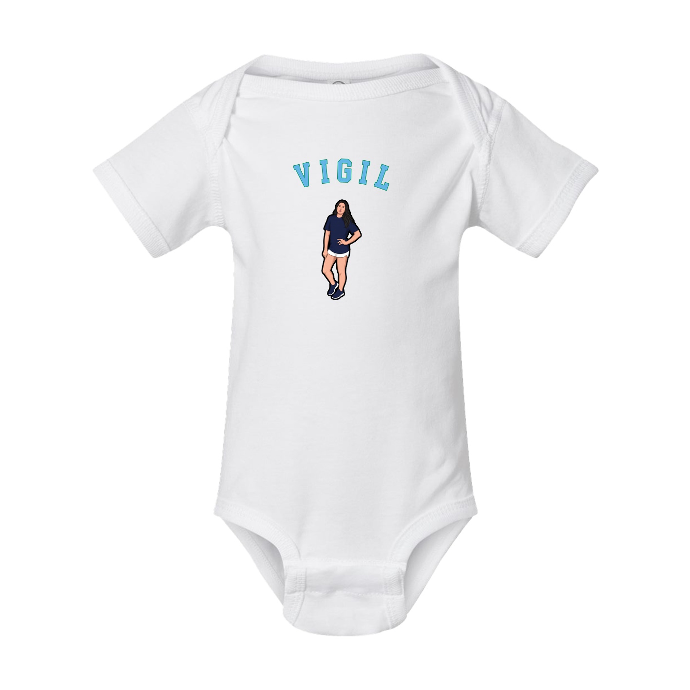 Baby Onesie — Shirsey Arch in White