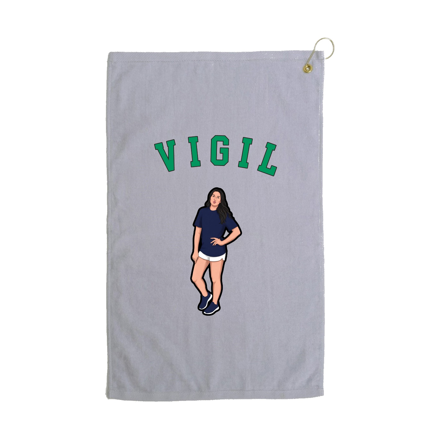 Golf Towel — Shirsey Arch in Grey