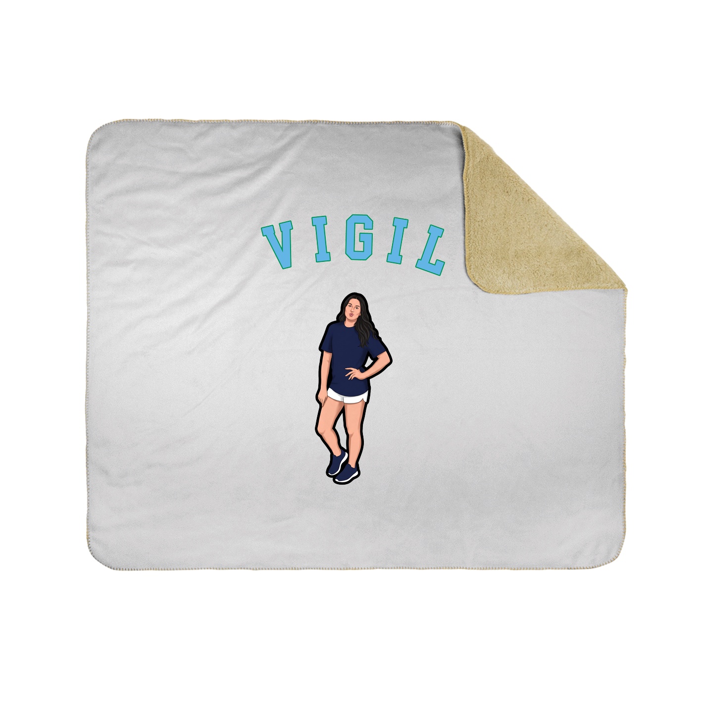 Throw Blanket — Shirsey Arch in White