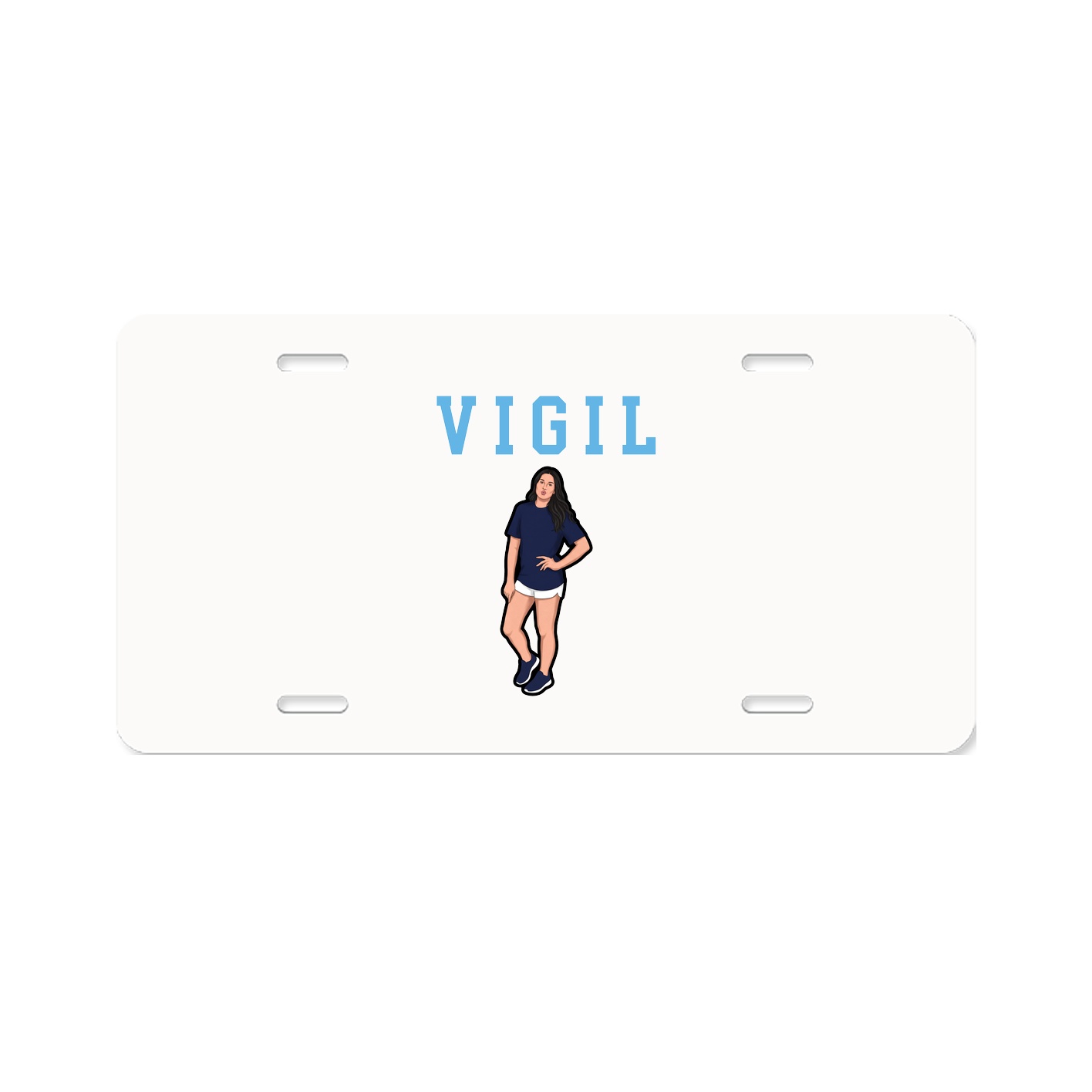 License Plate — Shirsey in Classic