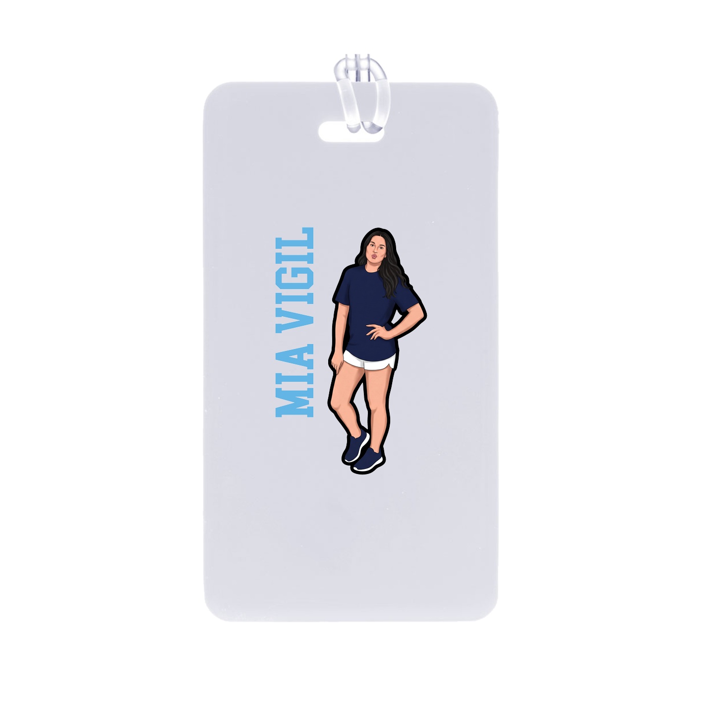 Bag Tag — Name Vertical in Classic
