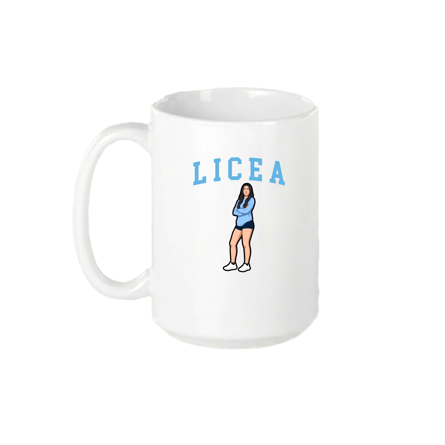 15oz Coffee Mug — Shirsey in White