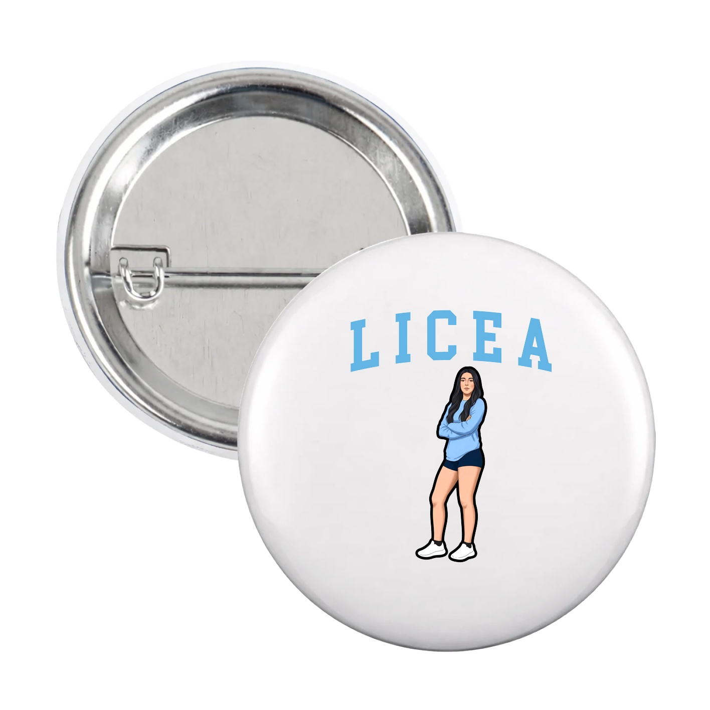 Game Day Button — Shirsey in White