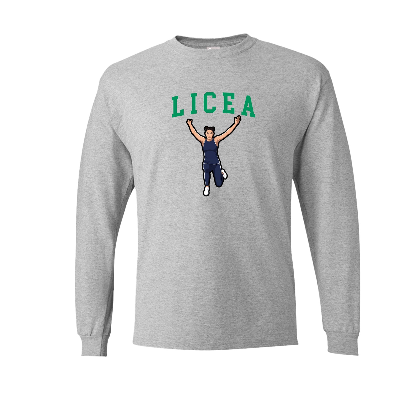 Long Sleeve Tee — Shirsey in Grey