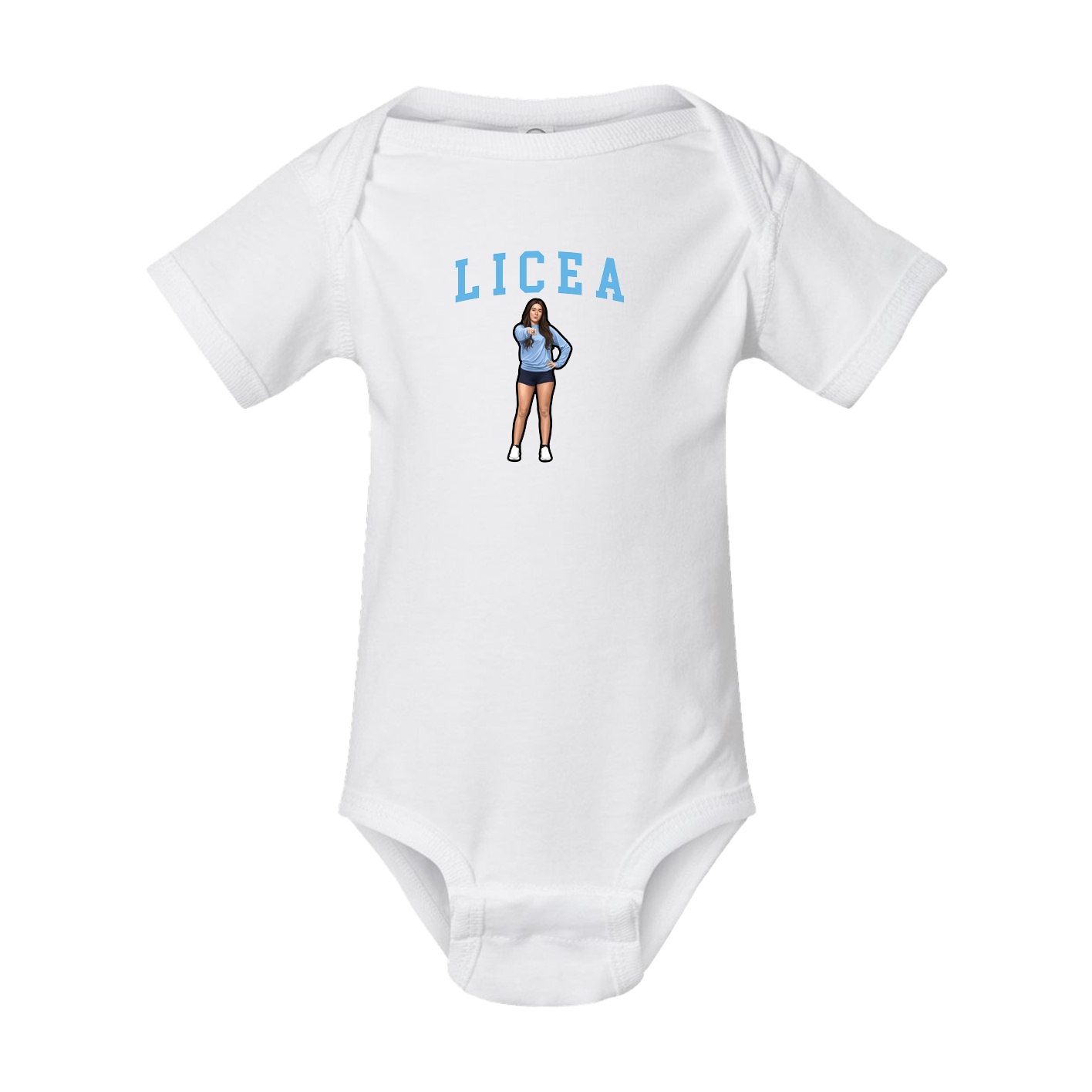 Baby Onesie — Shirsey in White