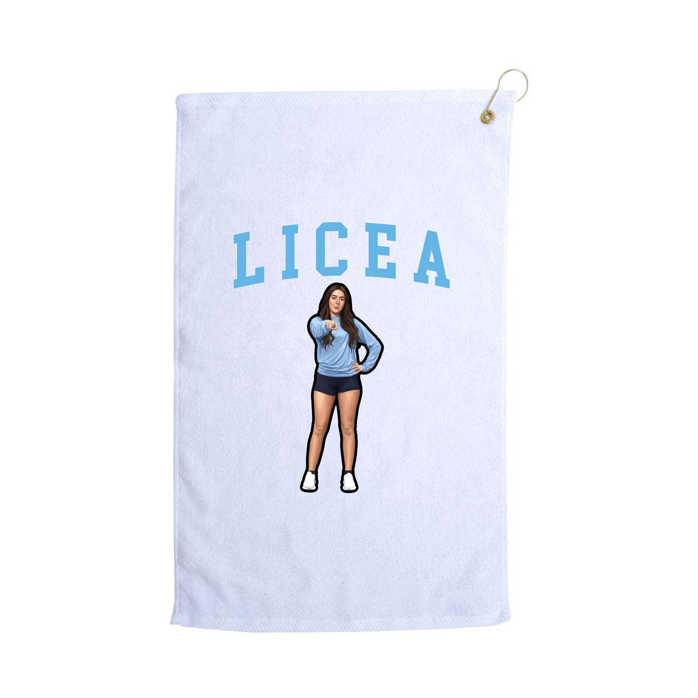 Golf Towel — Shirsey in White