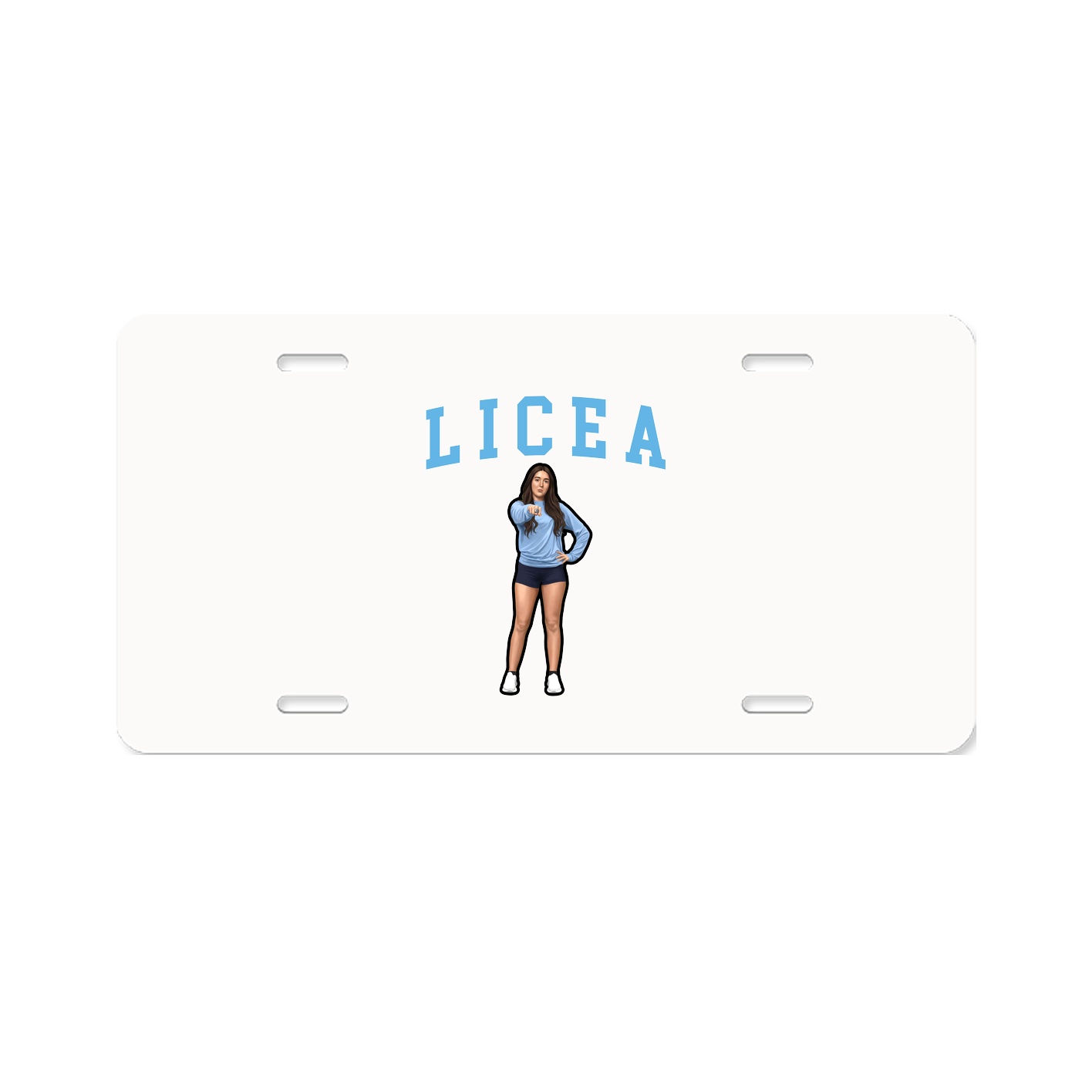 License Plate — Shirsey in Classic