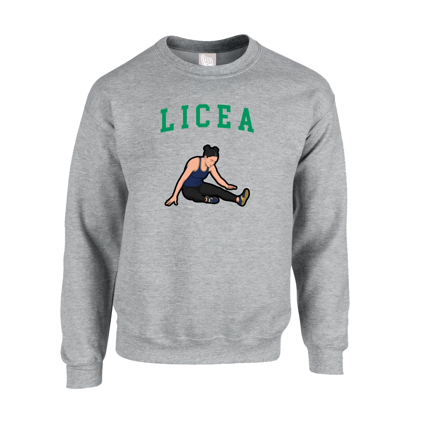 Fleece Crew — Shirsey in Grey
