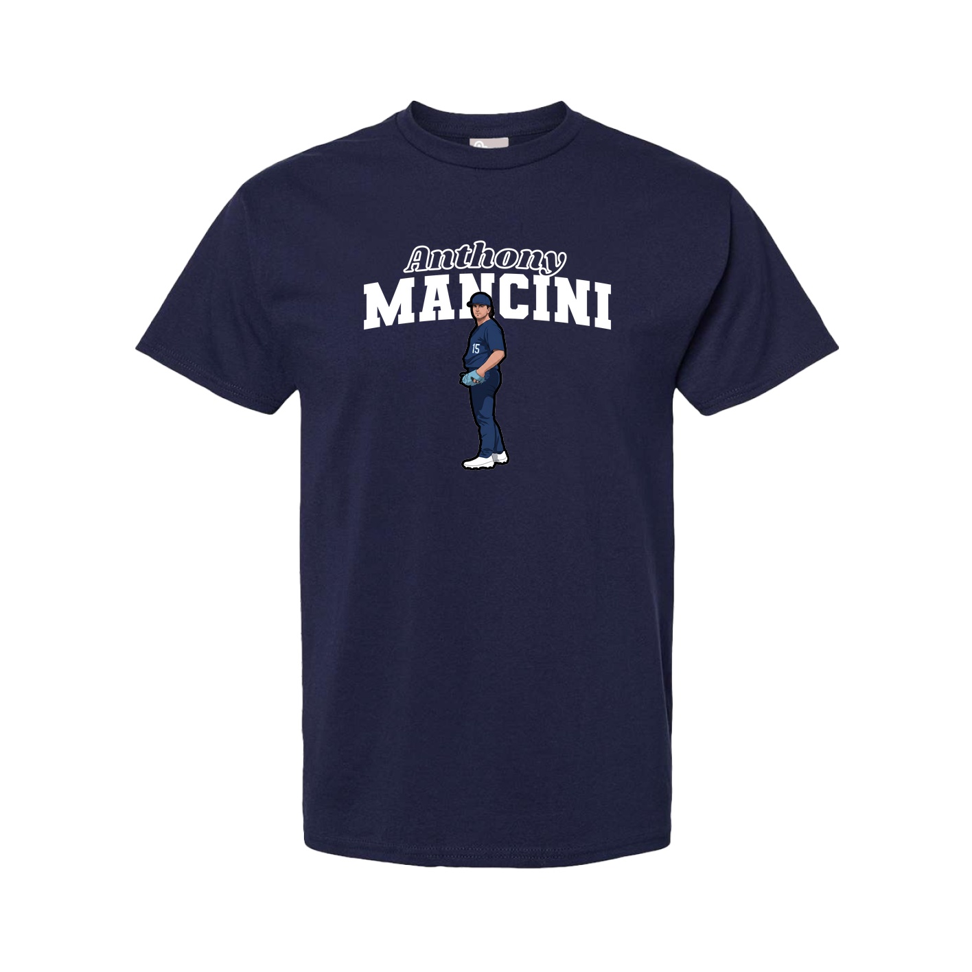 Youth Tee — Name Arch in Navy