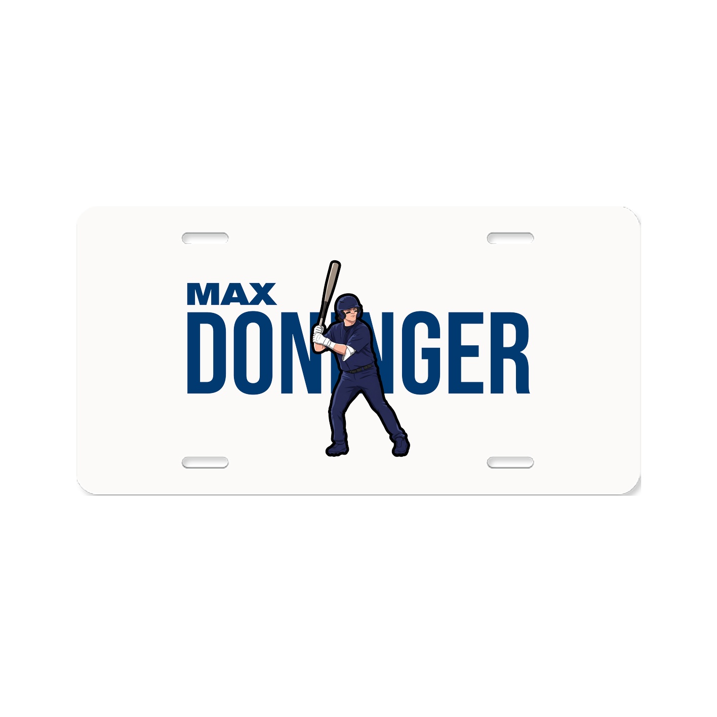 License Plate — Player Name in Classic