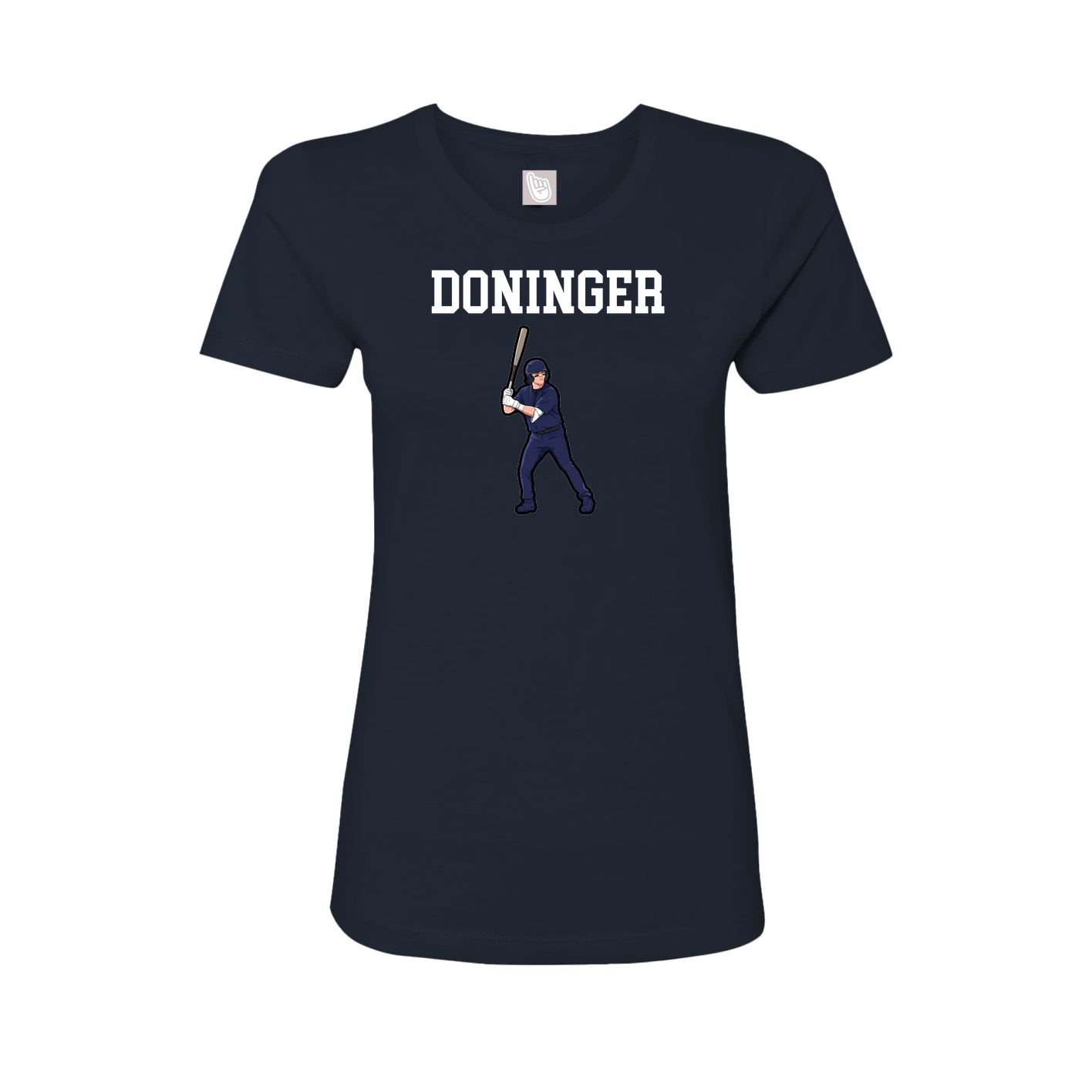 Fitted Women's Tee — Shirsey in Navy