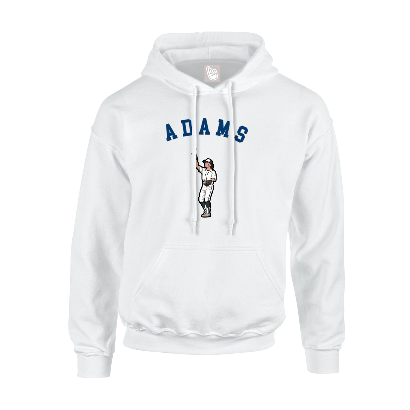 Youth Hoodie — Shirsey Arch in White