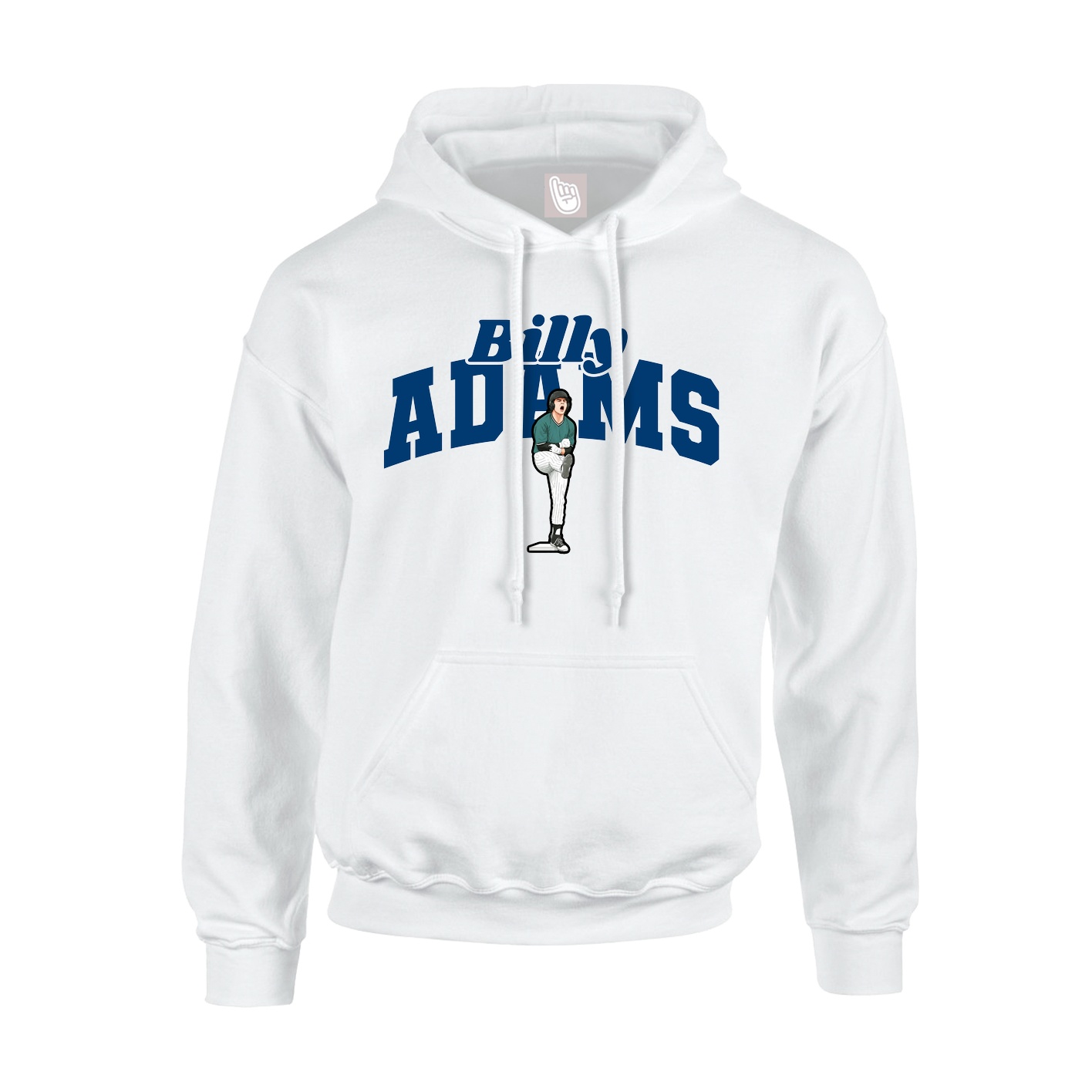 Hoodie — Signature Arch in White