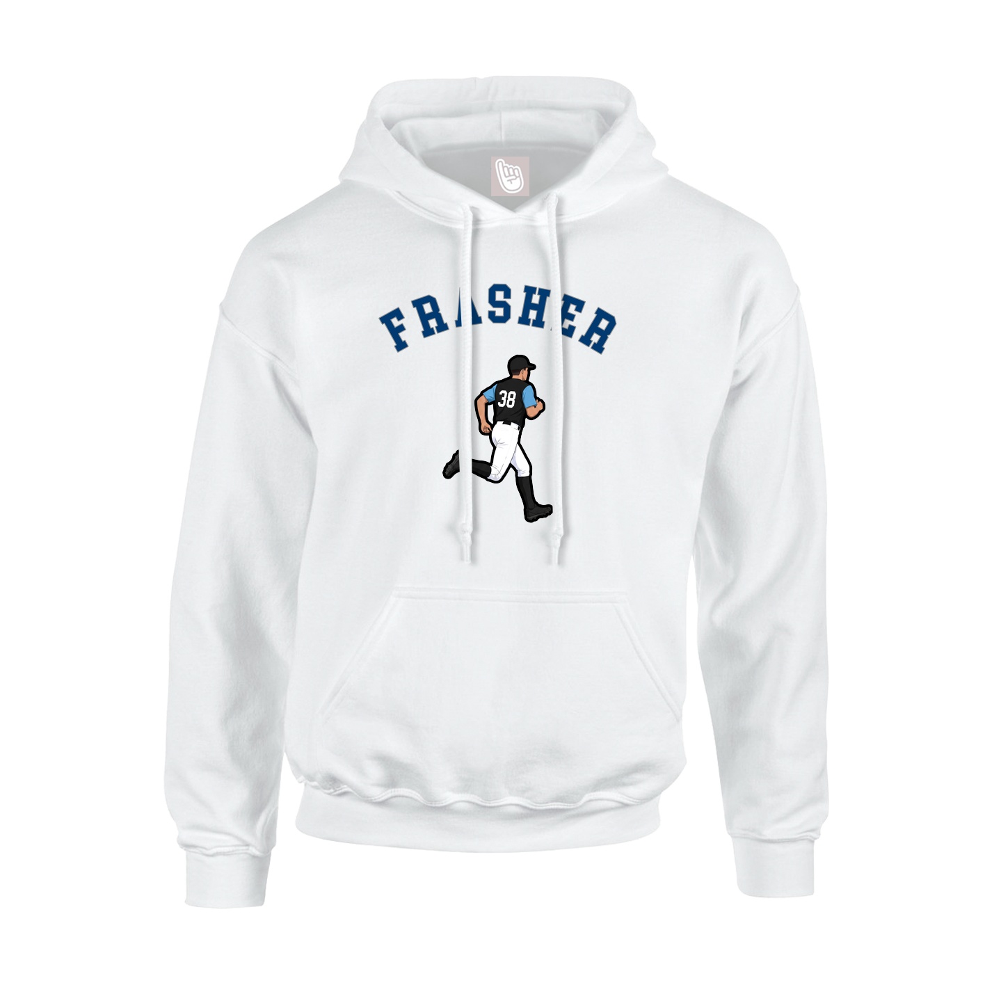Hoodie — Shirsey Arch in White