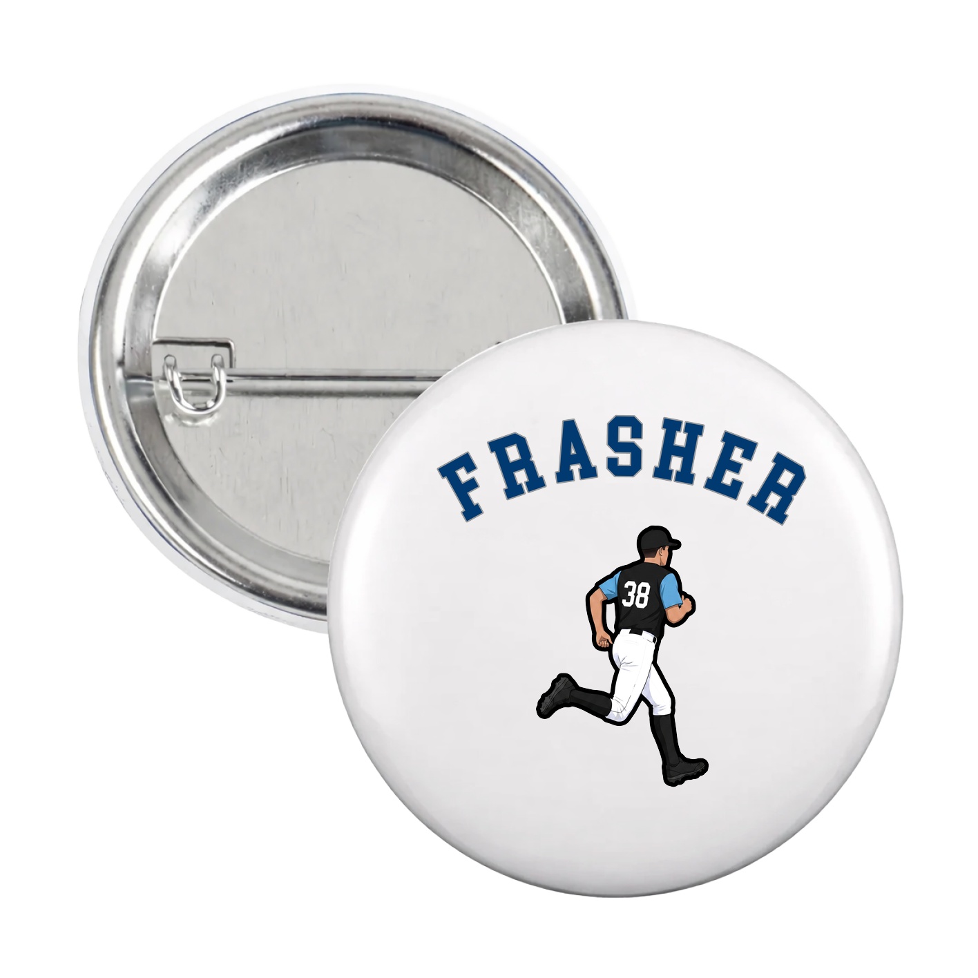 Game Day Button — Shirsey Arch in White