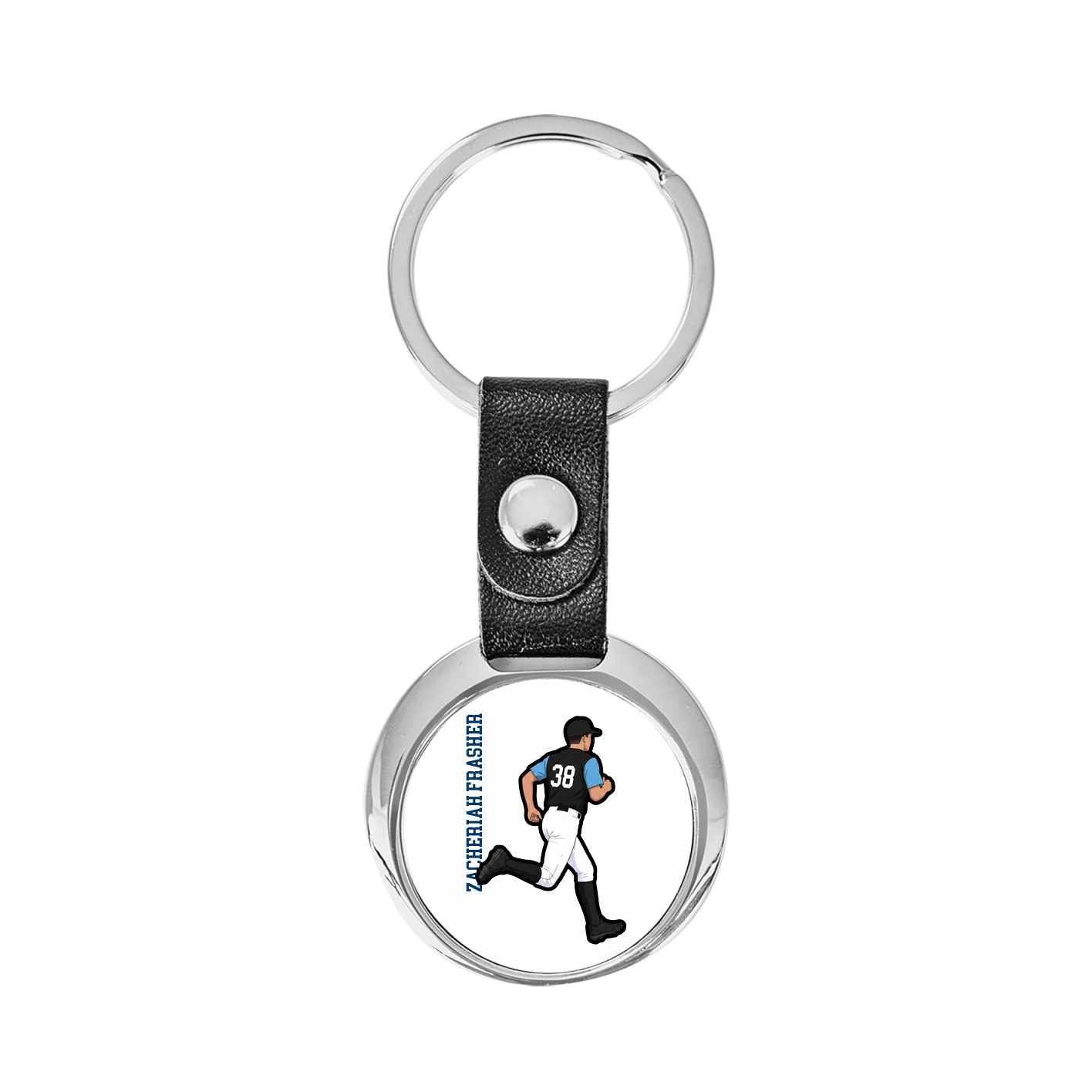 Key Chain — Name Vertical in Classic