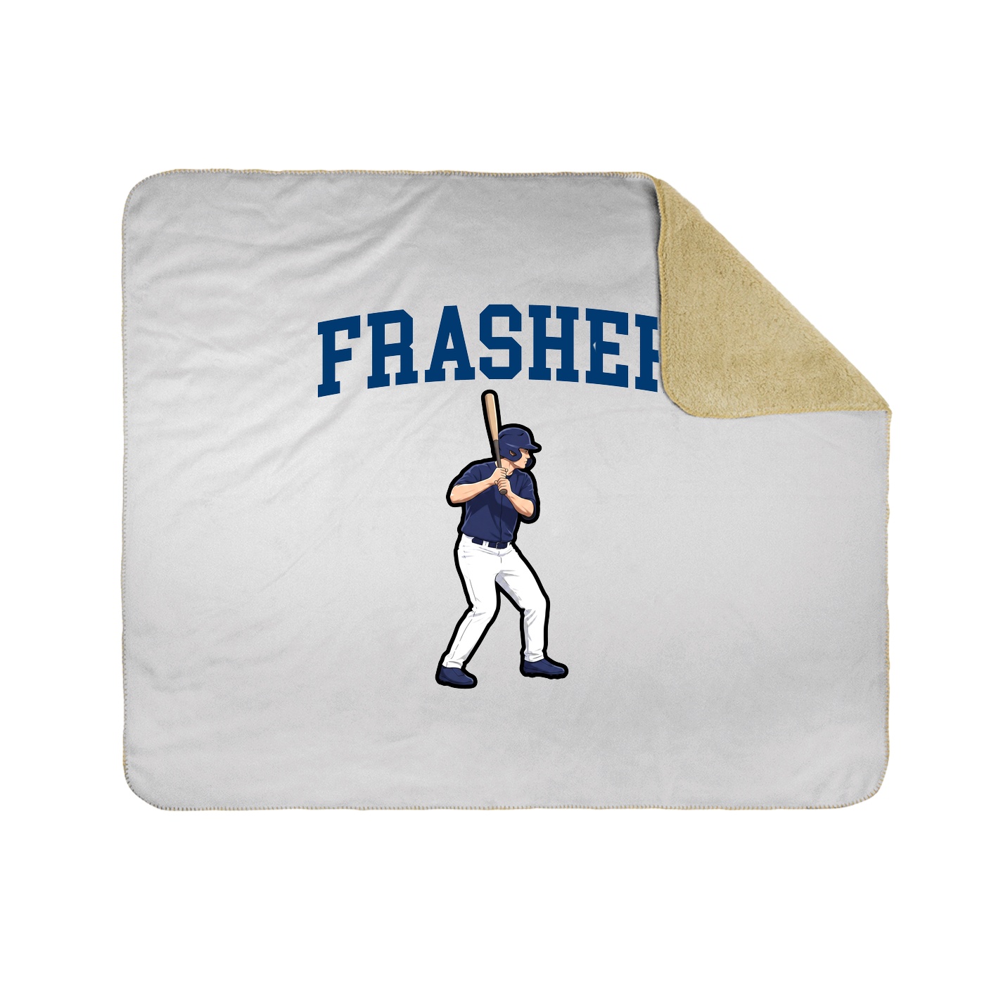 Throw Blanket — Shirsey in White
