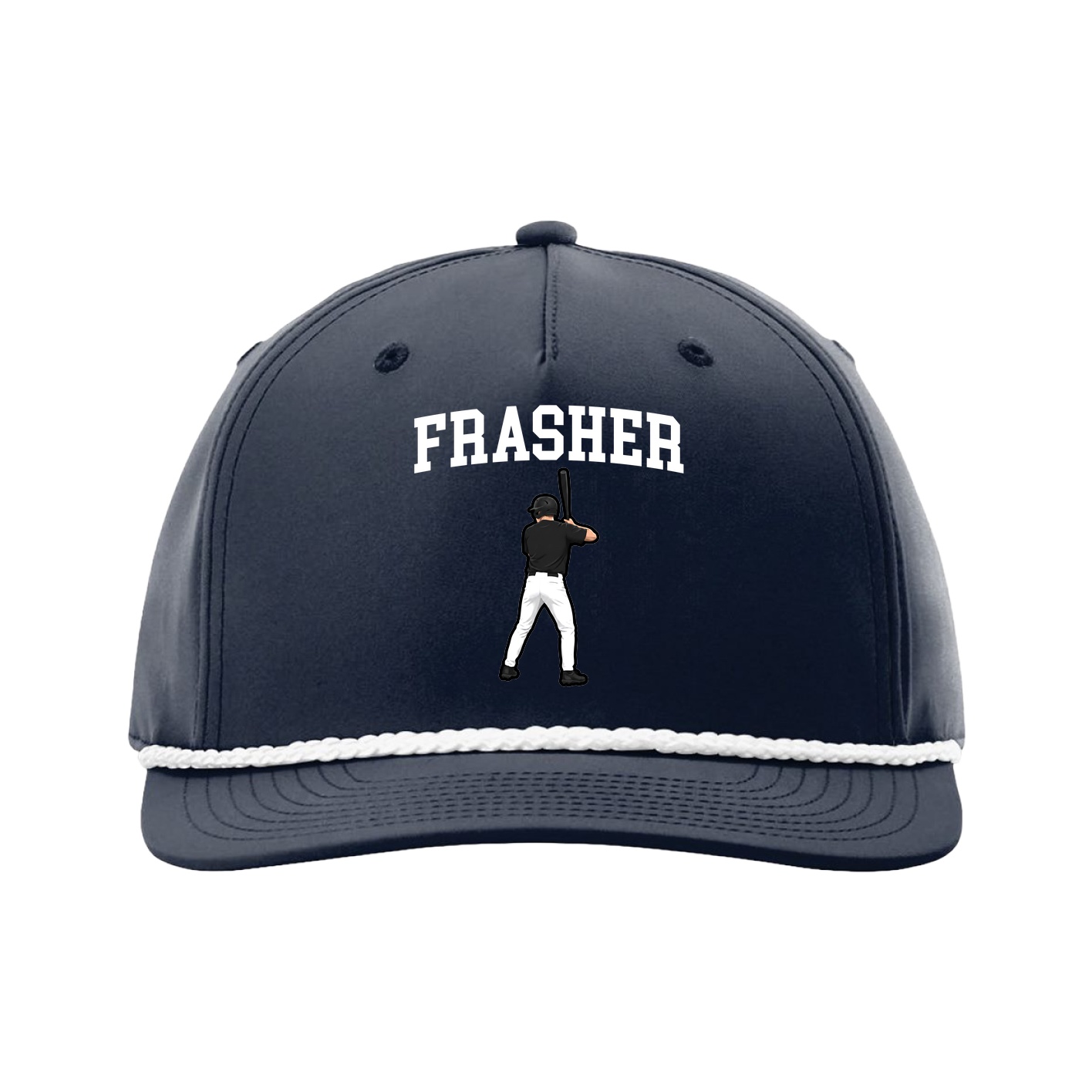Five-Panel Classic Rope Cap — Shirsey in Navy