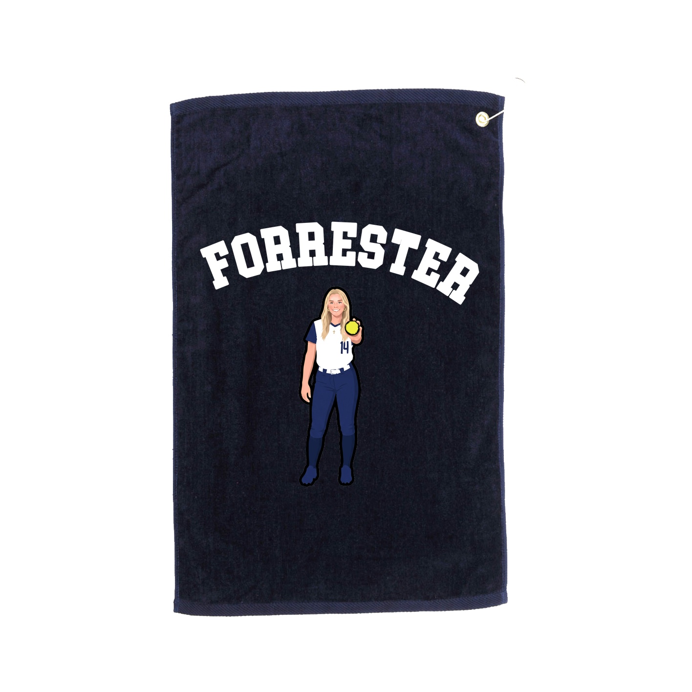 Golf Towel — Shirsey Arch in Navy