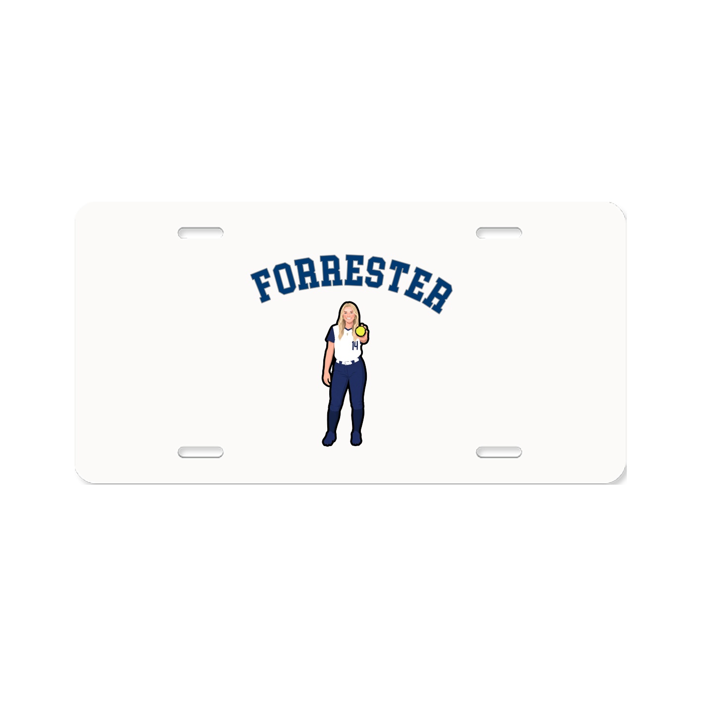 License Plate — Shirsey Arch in Classic