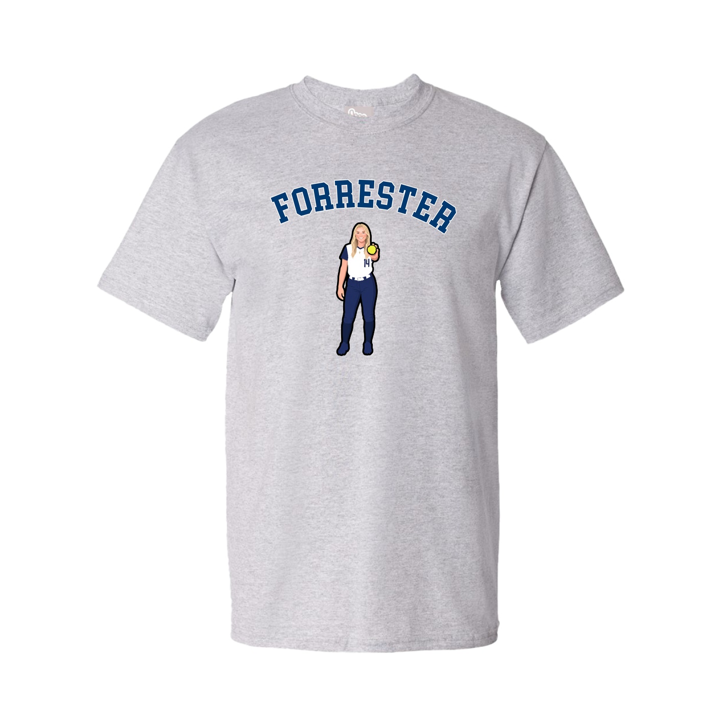 Youth Tee — Shirsey Arch in Grey