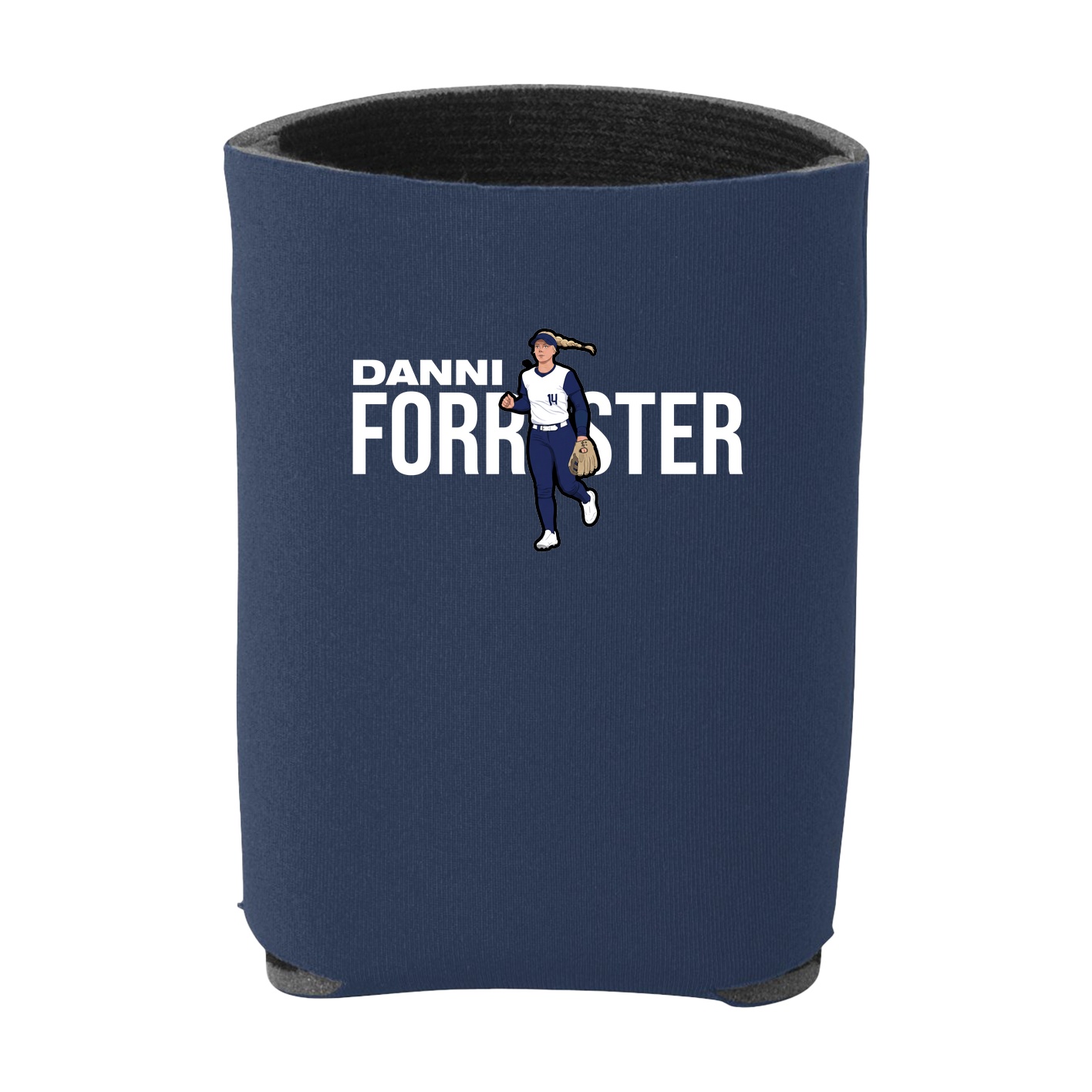 Can Holder — Player Name in Navy