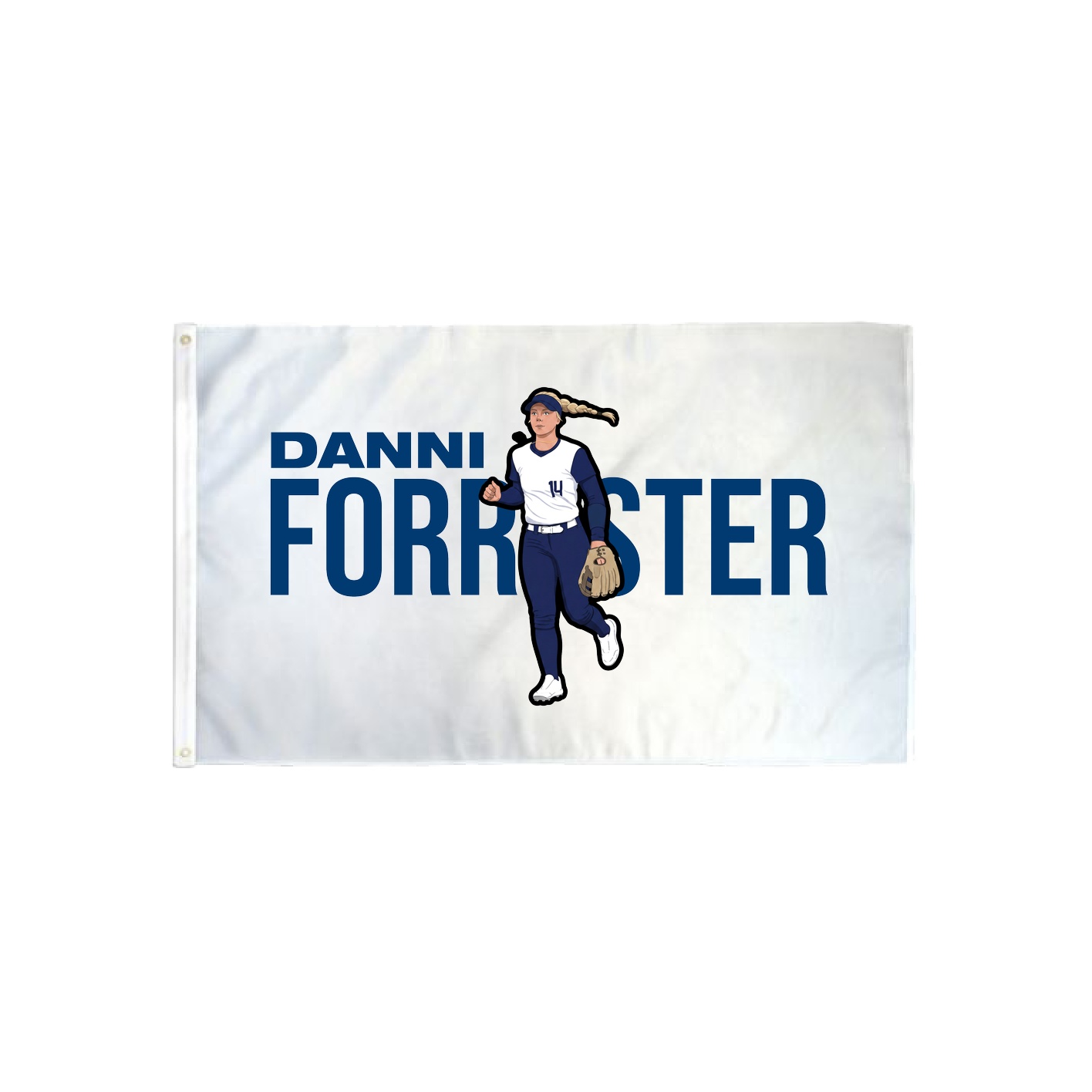 3x5 Flag — Player Name in Classic