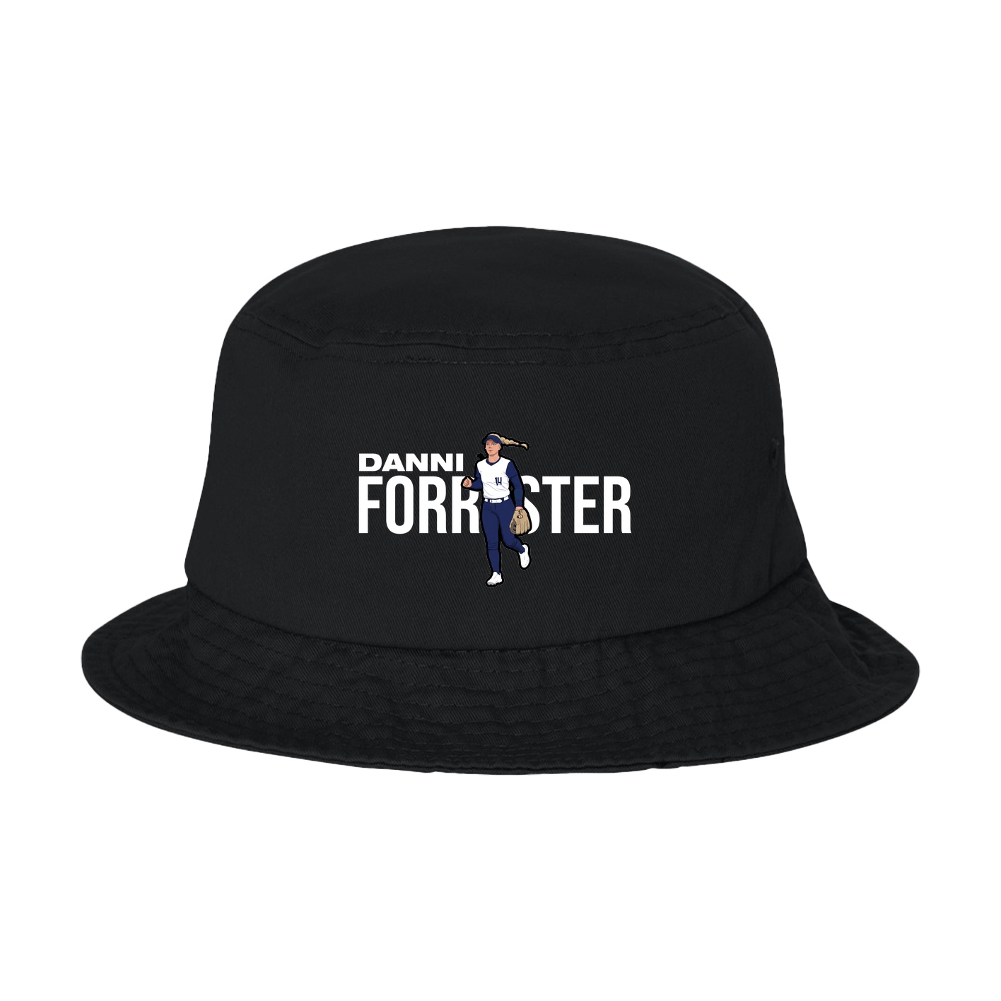 Bucket Cap — Player Name in Black