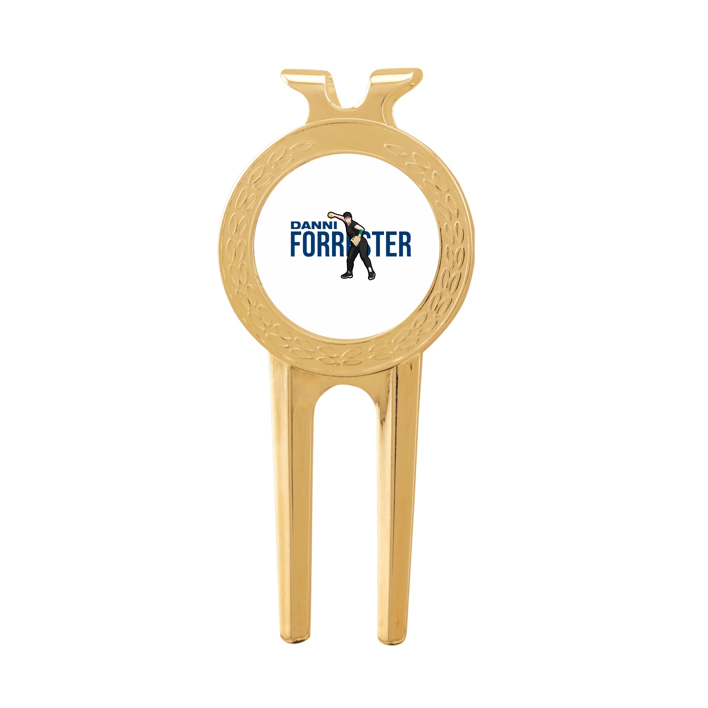 Divot Tool with Ball Marker — Player Name in Classic