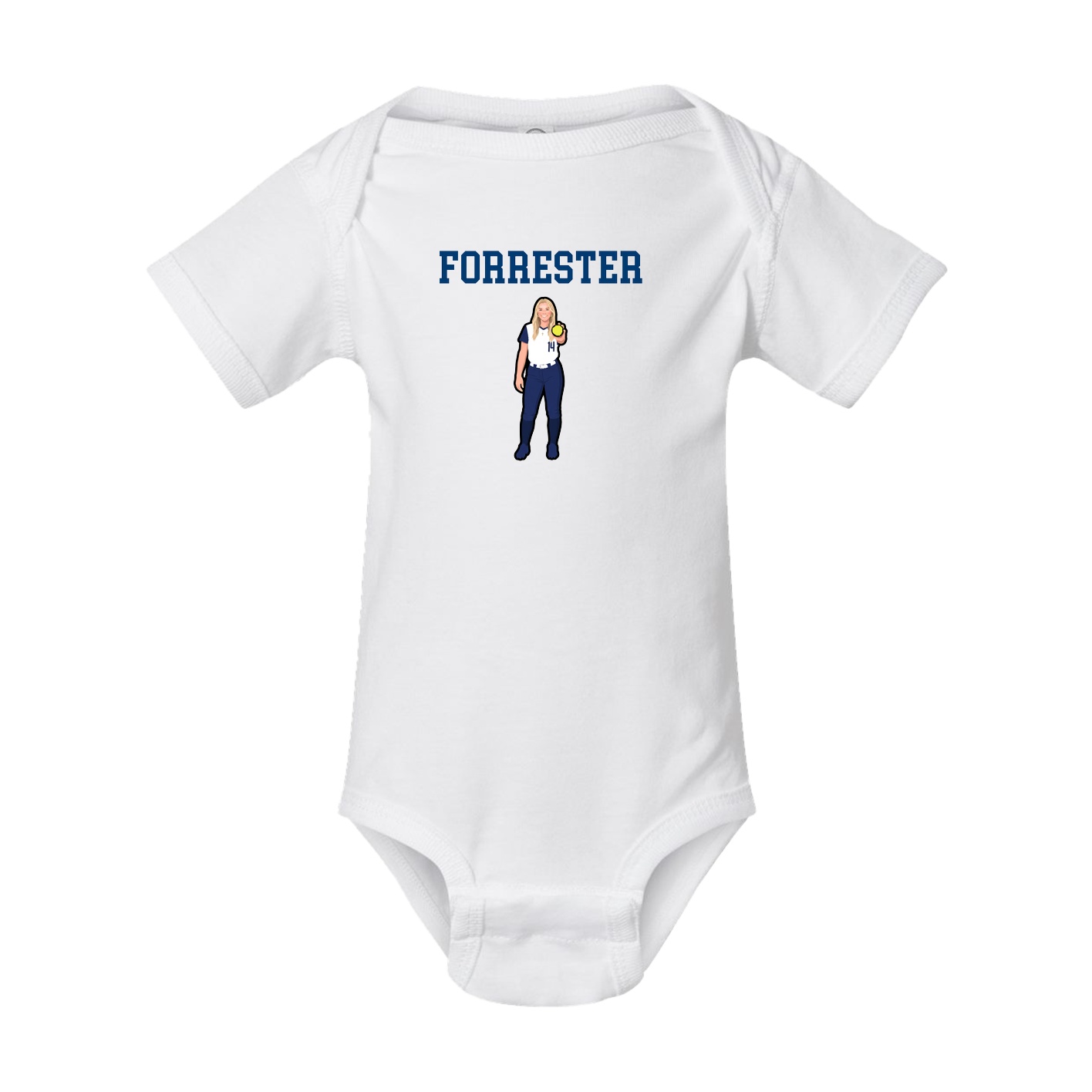 Baby Onesie — Shirsey in White