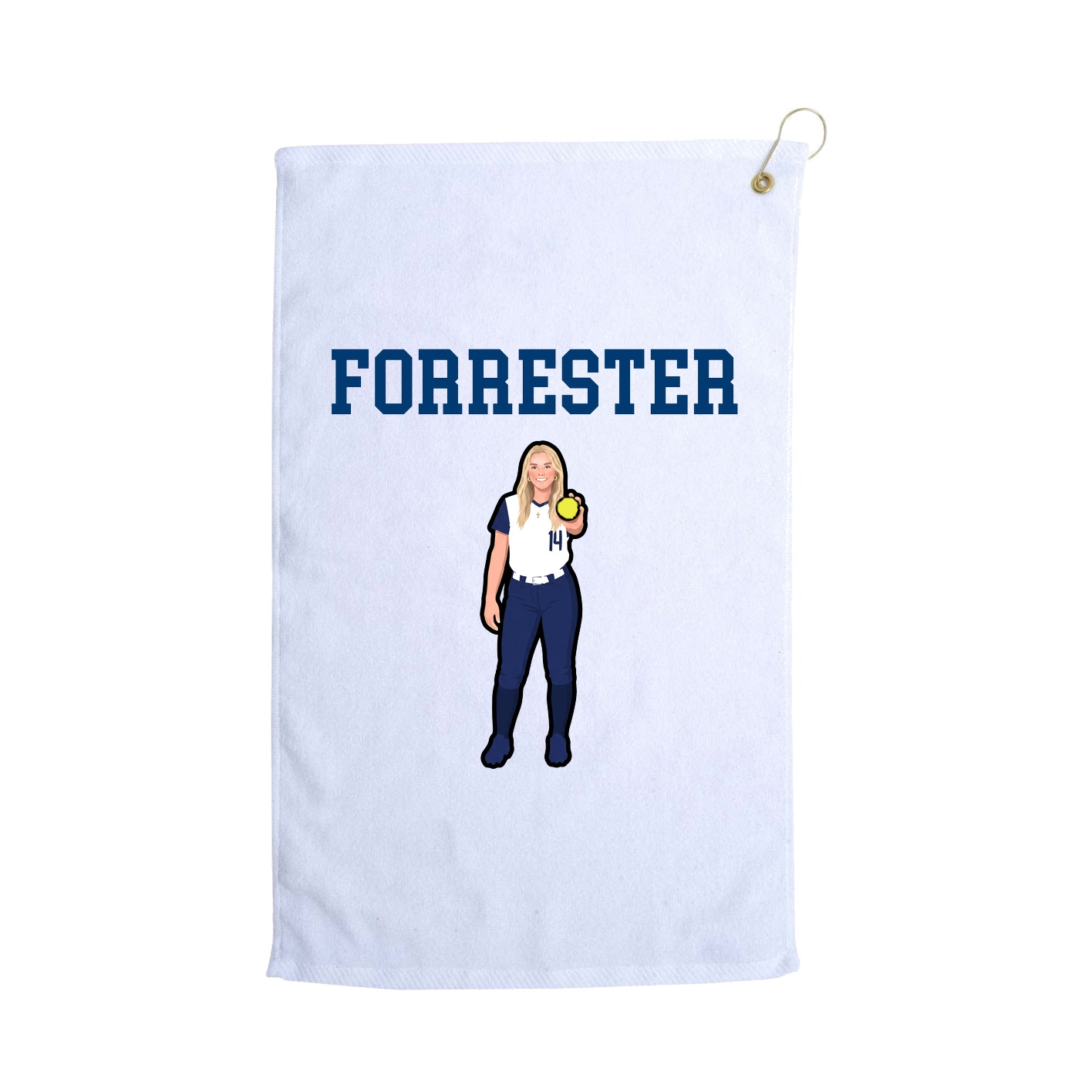 Golf Towel — Shirsey in White
