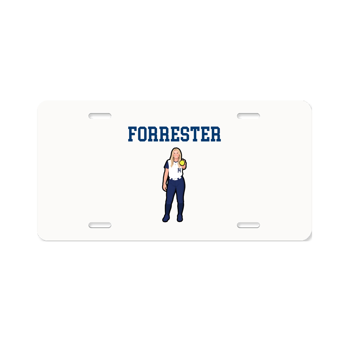 License Plate — Shirsey in Classic