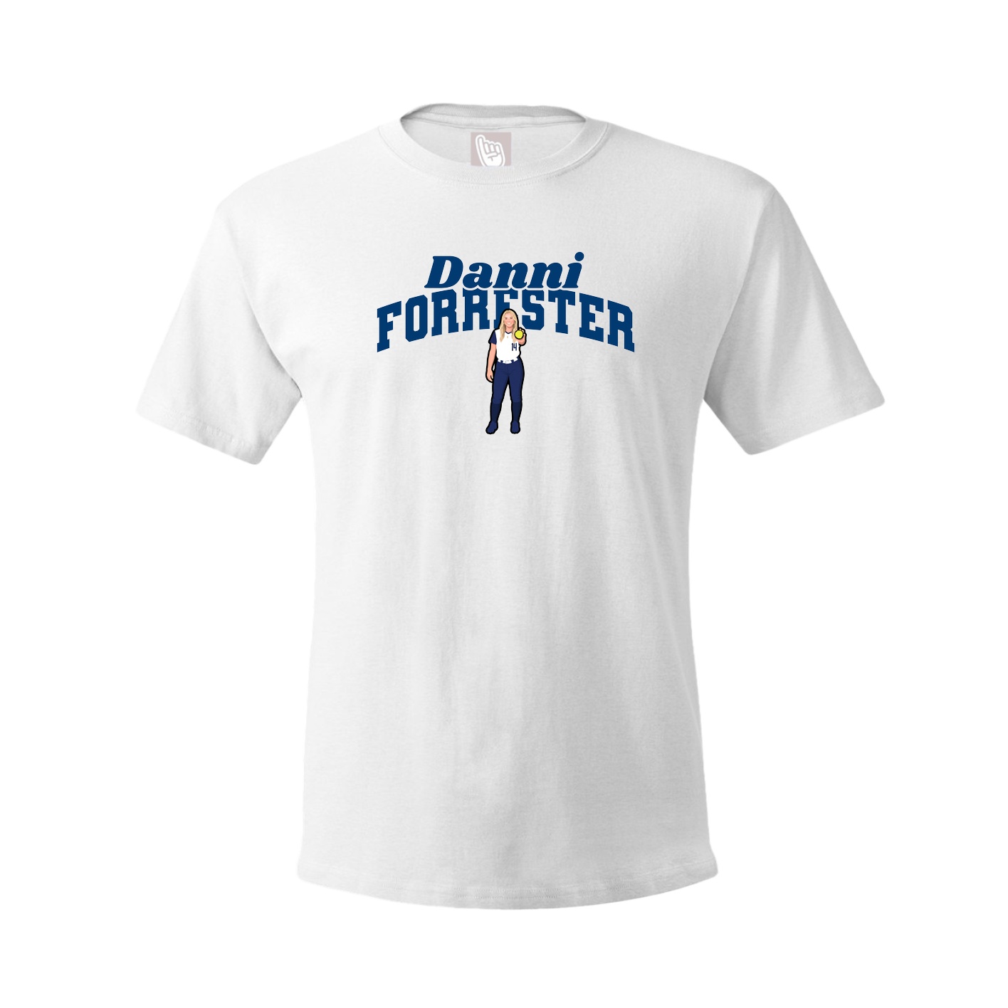 Youth Tee — Signature Arch in White