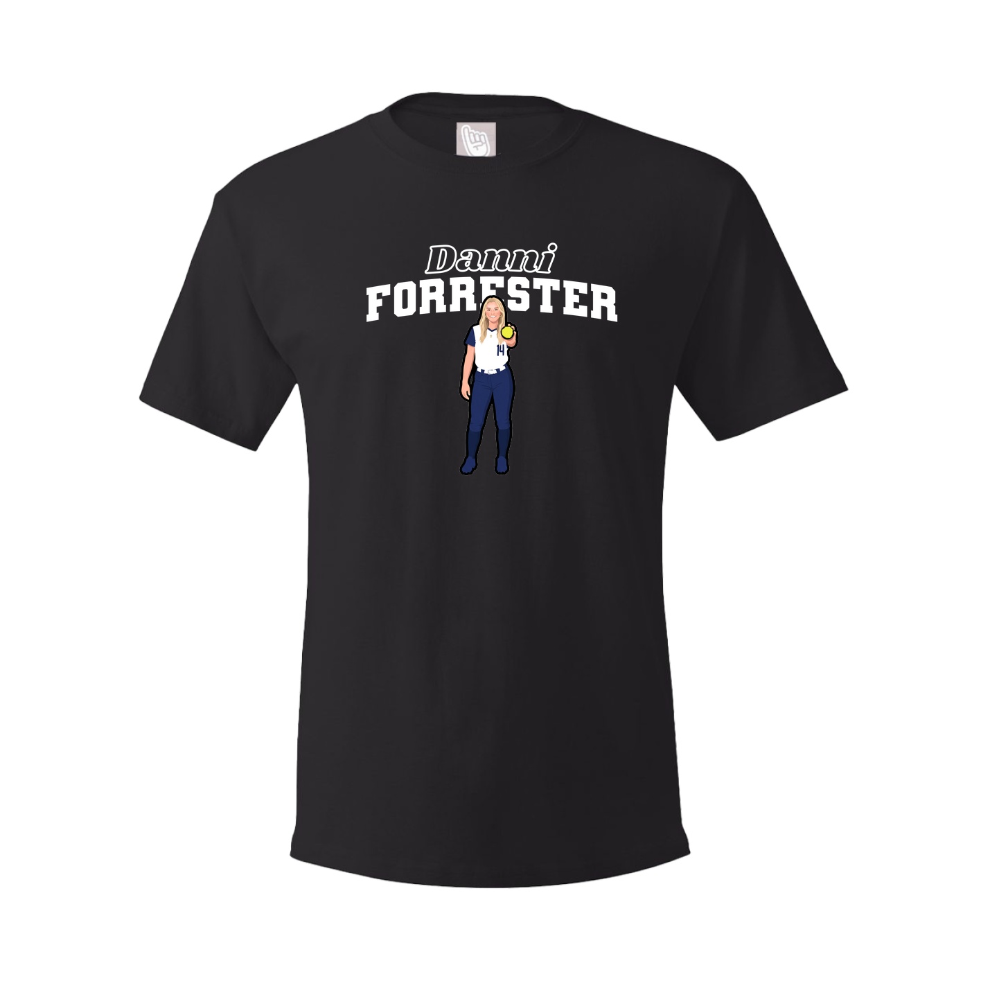 Youth Tee — Name Arch in Black