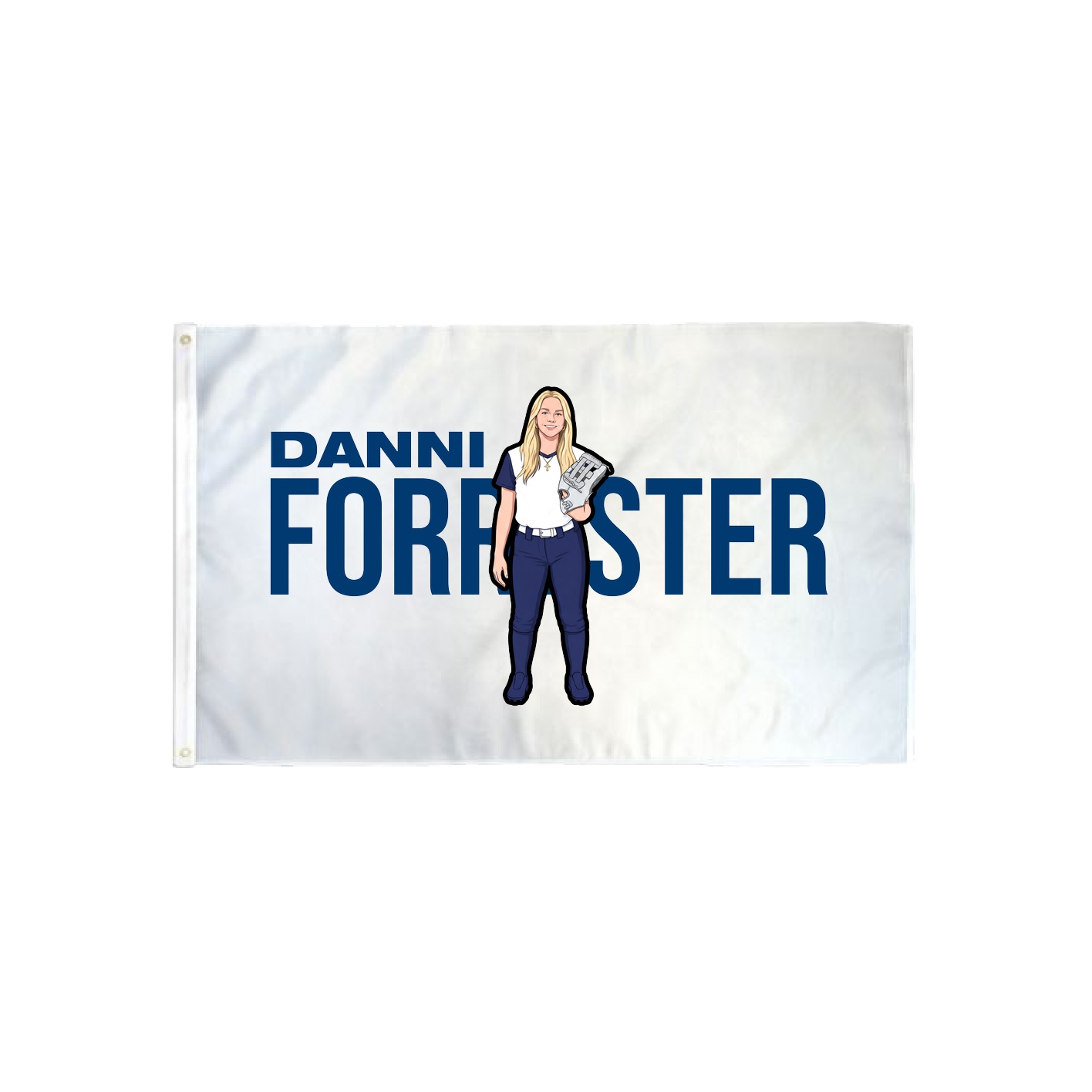 3x5 Flag — Player Name in Classic
