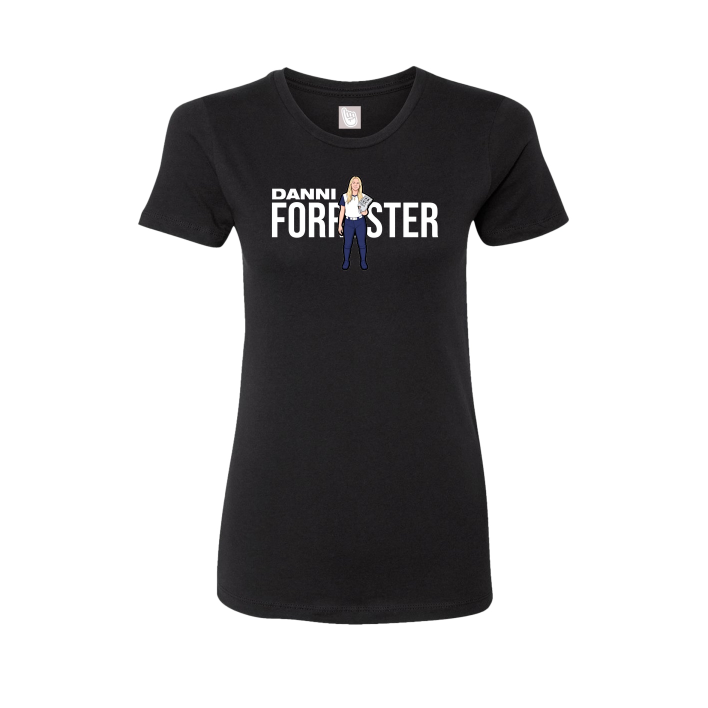 Womens Tee — Player Name in Black
