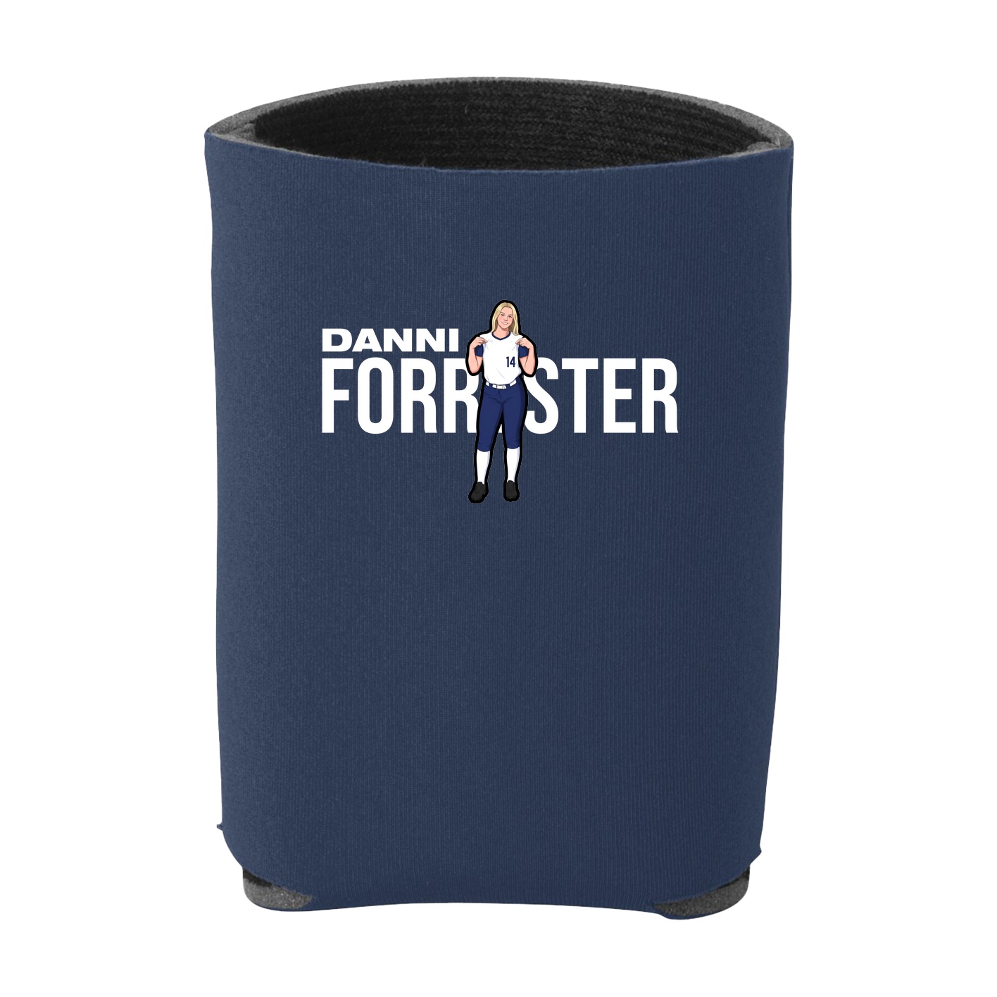 Can Holder — Player Name in Navy