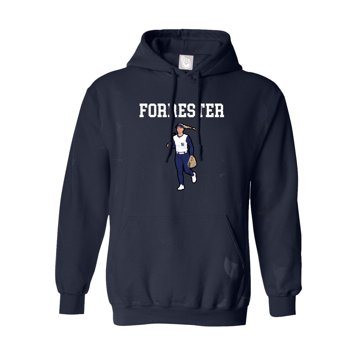 Youth Hoodie — Shirsey in Navy