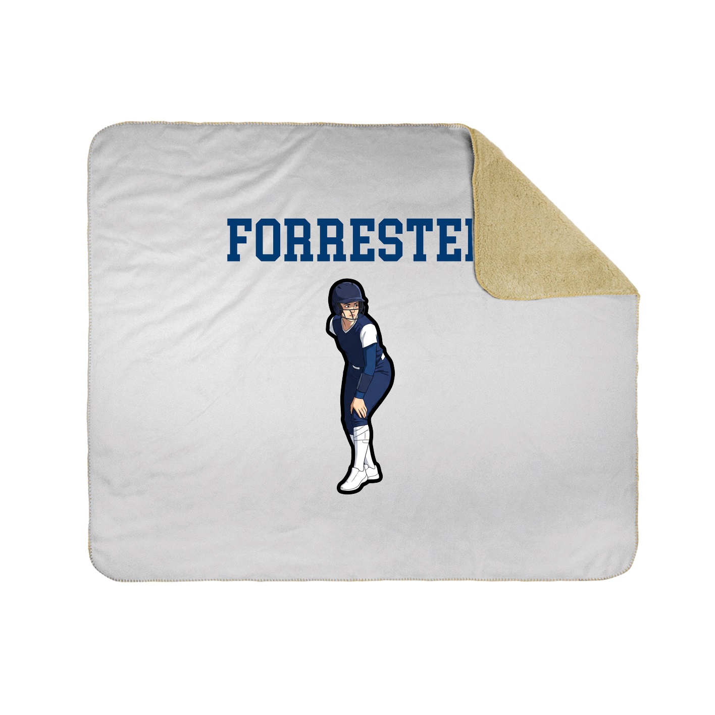 Throw Blanket — Shirsey in White
