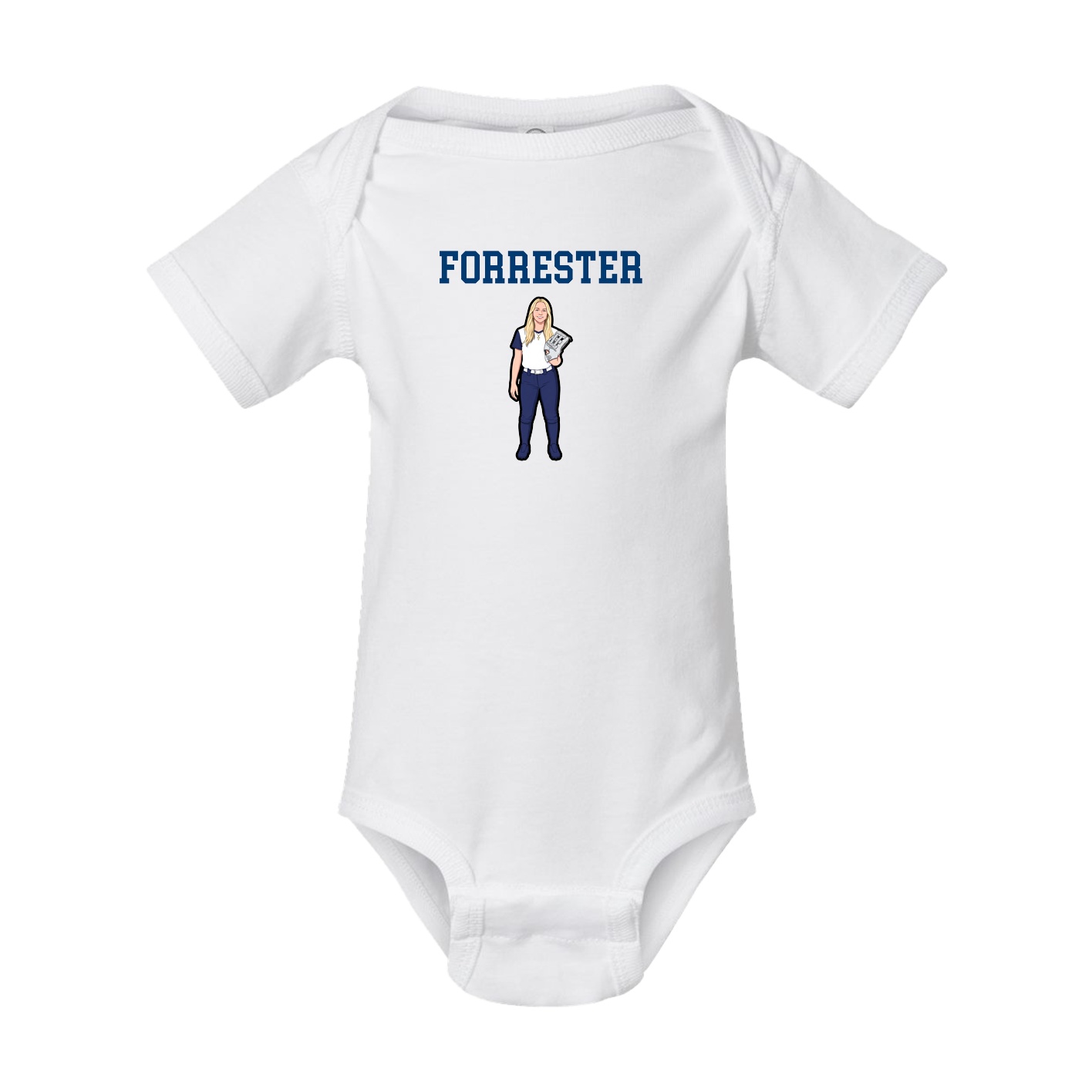 Baby Onesie — Shirsey in White
