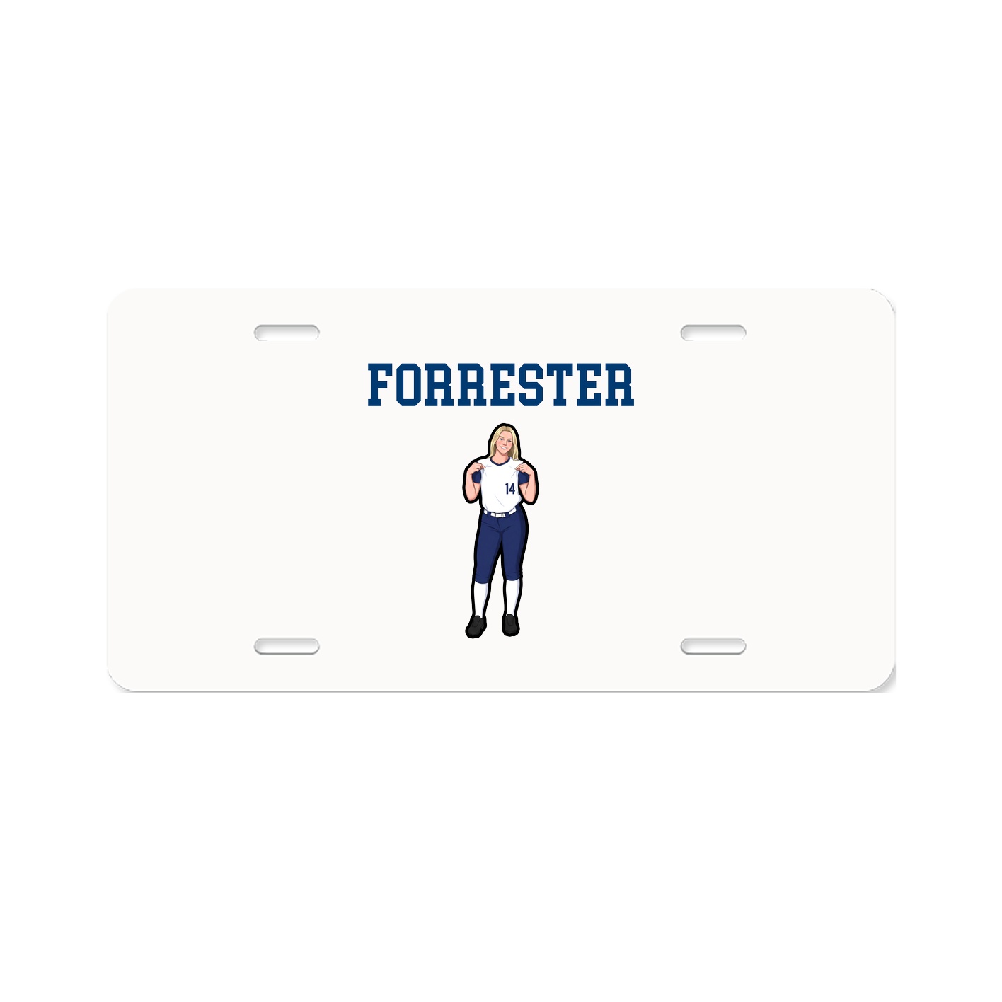 License Plate — Shirsey in Classic
