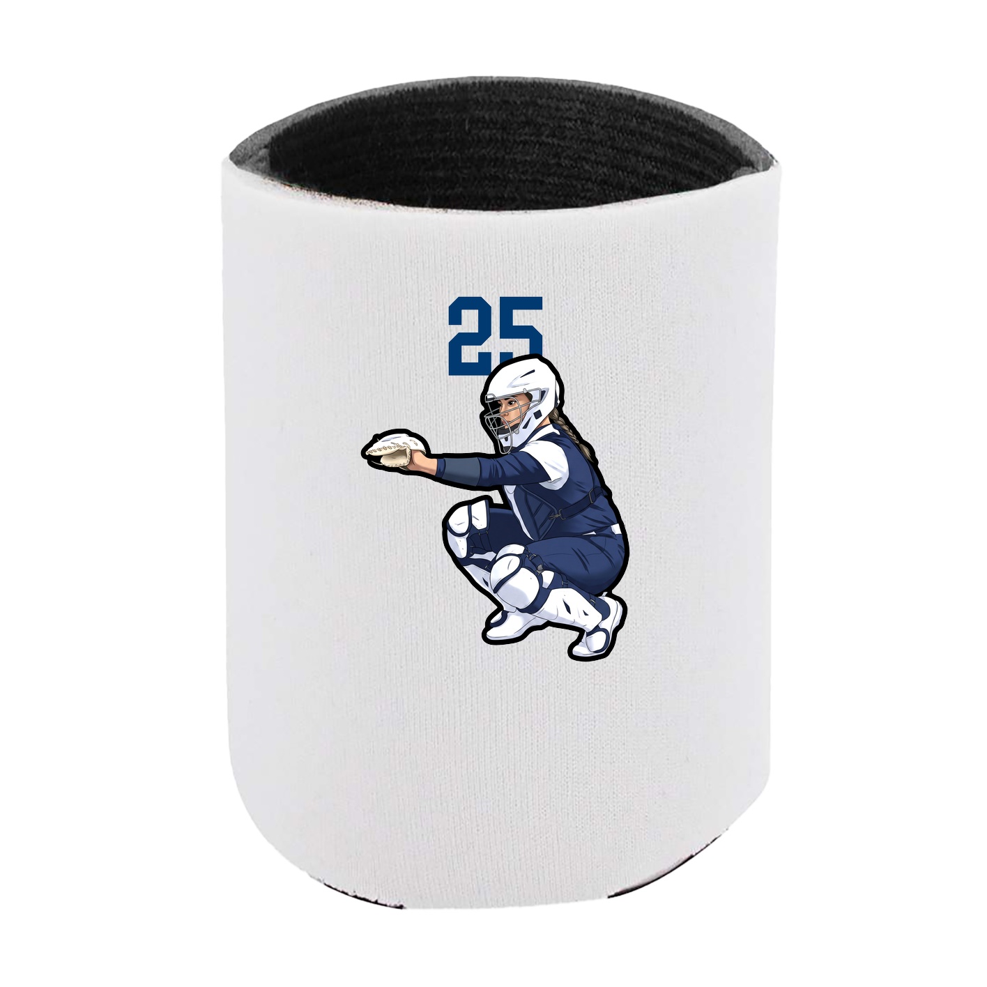 Can Holder — Number Top in White