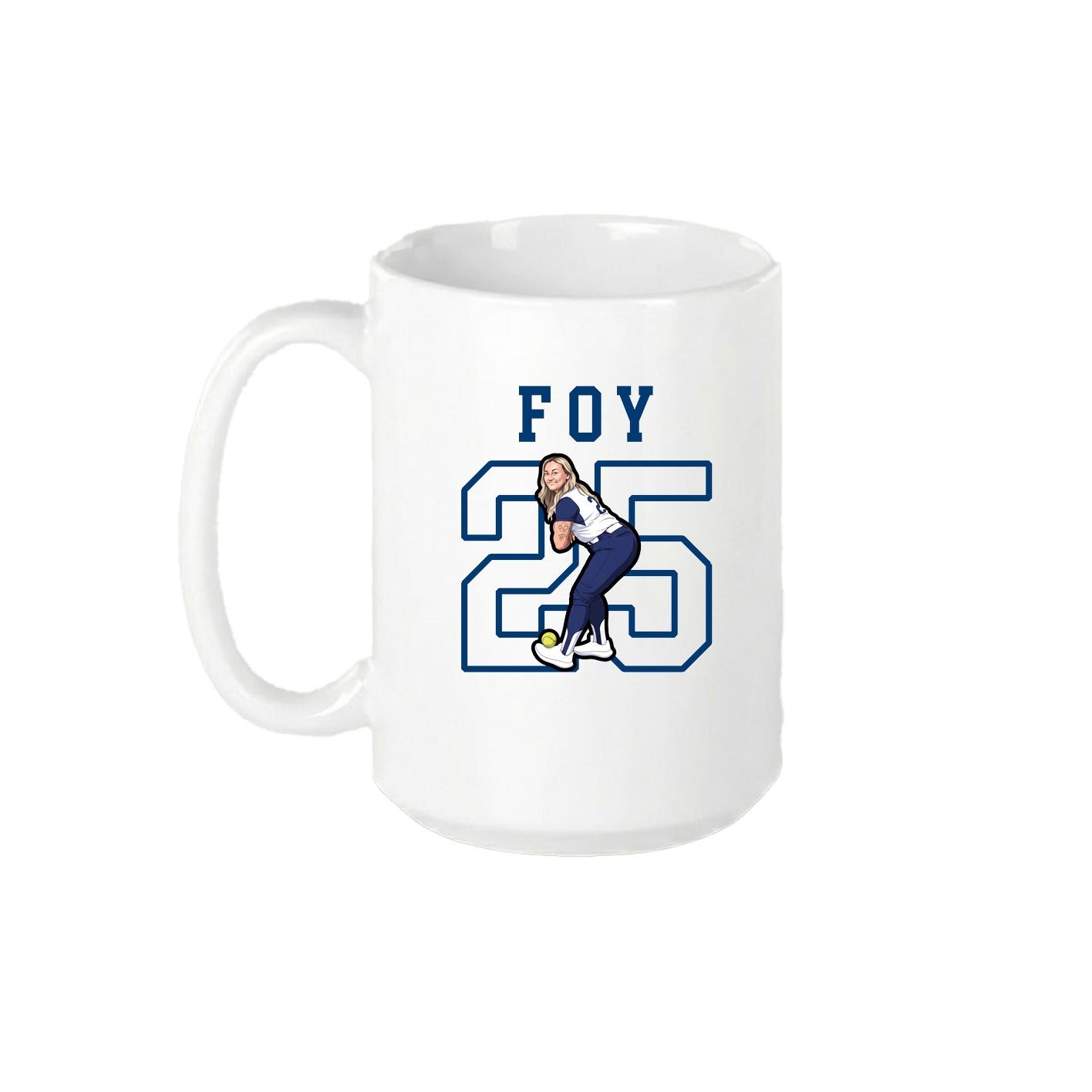 15oz Coffee Mug — Shirsey in White
