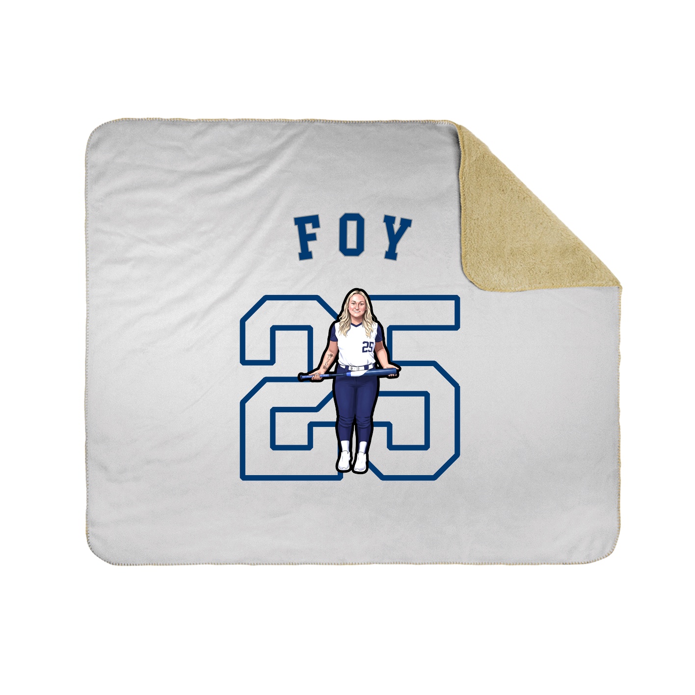 Throw Blanket — Shirsey Arch in White