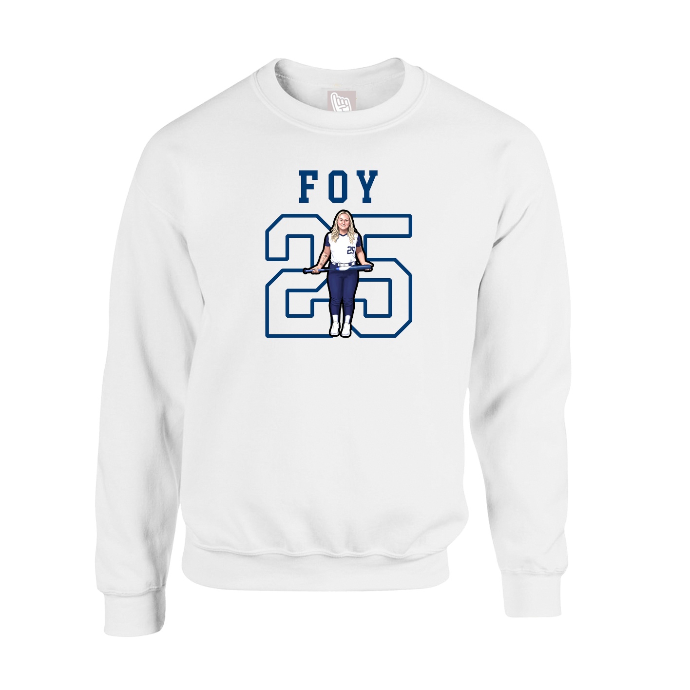 Fleece Crew — Shirsey in White